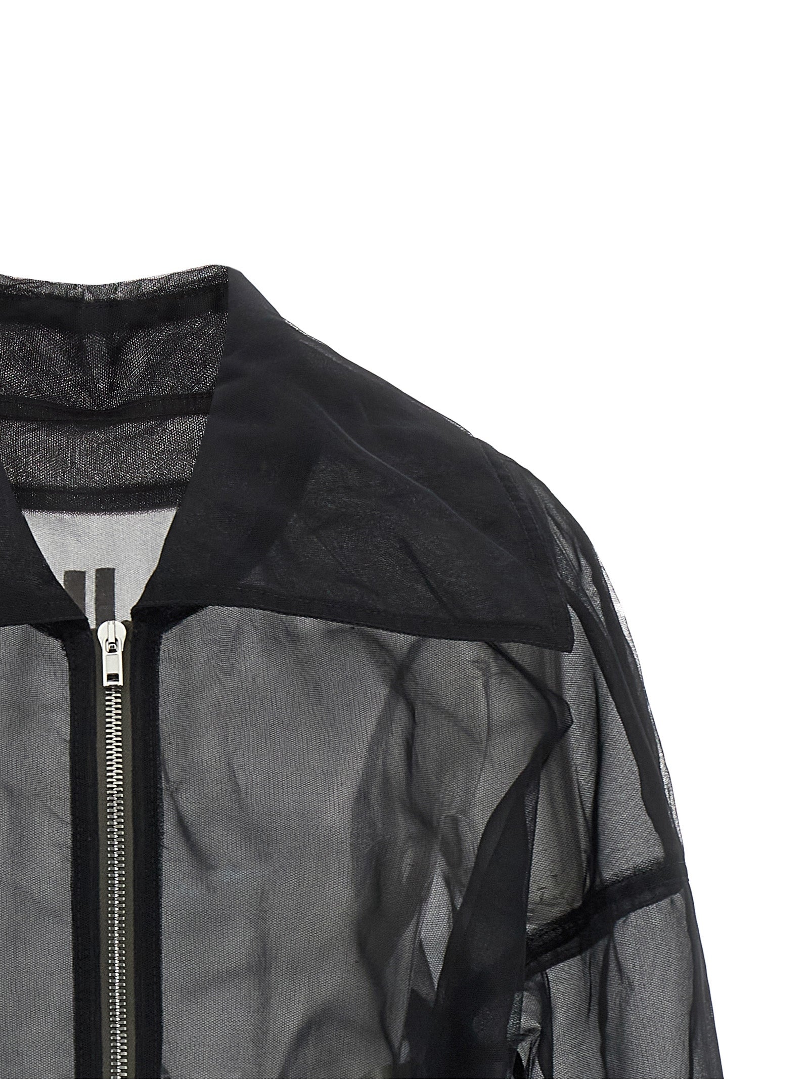 Rick Owens Women 'Dracucollar Cropped' Bomber Jacket RICK OWENS