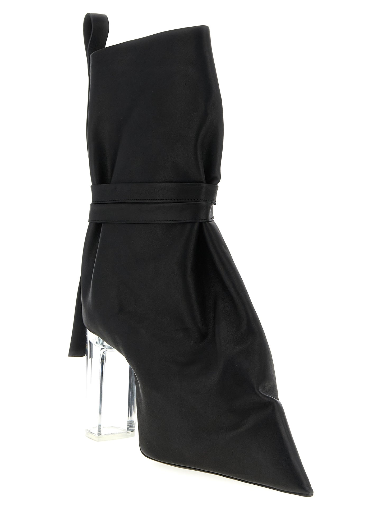Rick Owens Women 'Tied Taco Kiss' Ankle Boots RICK OWENS