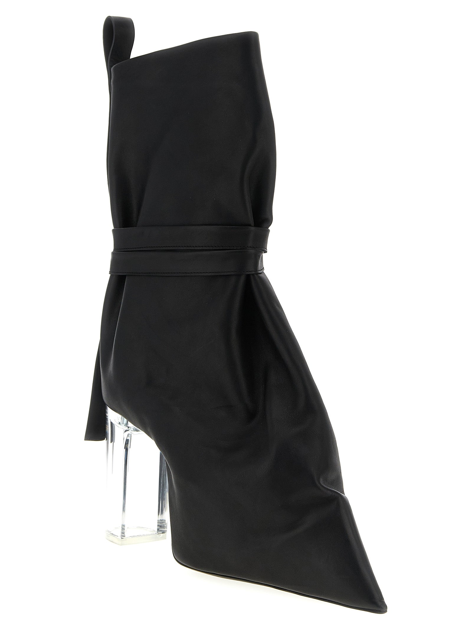 Rick Owens Women 'Tied Taco Kiss' Ankle Boots RICK OWENS