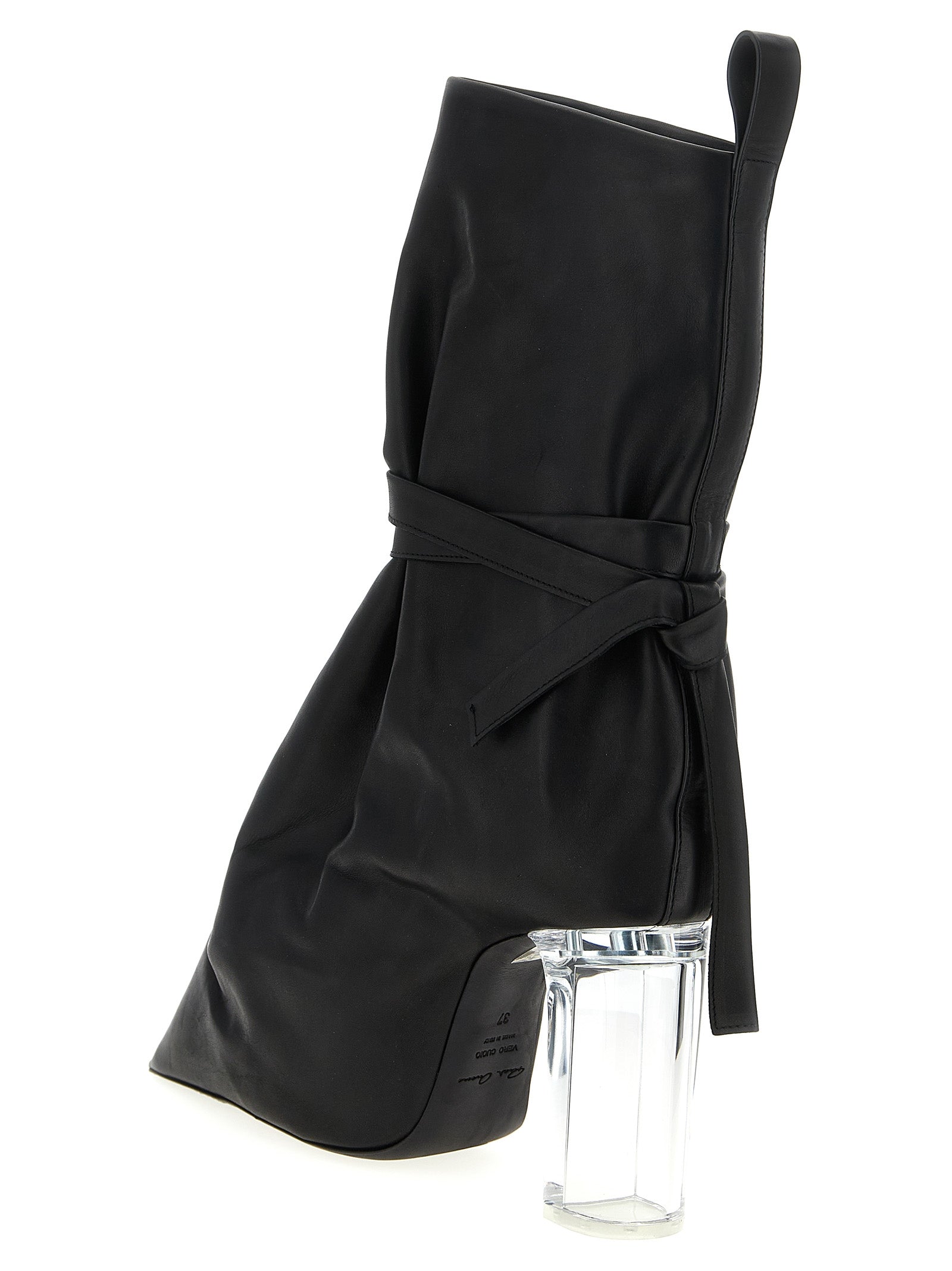 Rick Owens Women 'Tied Taco Kiss' Ankle Boots RICK OWENS
