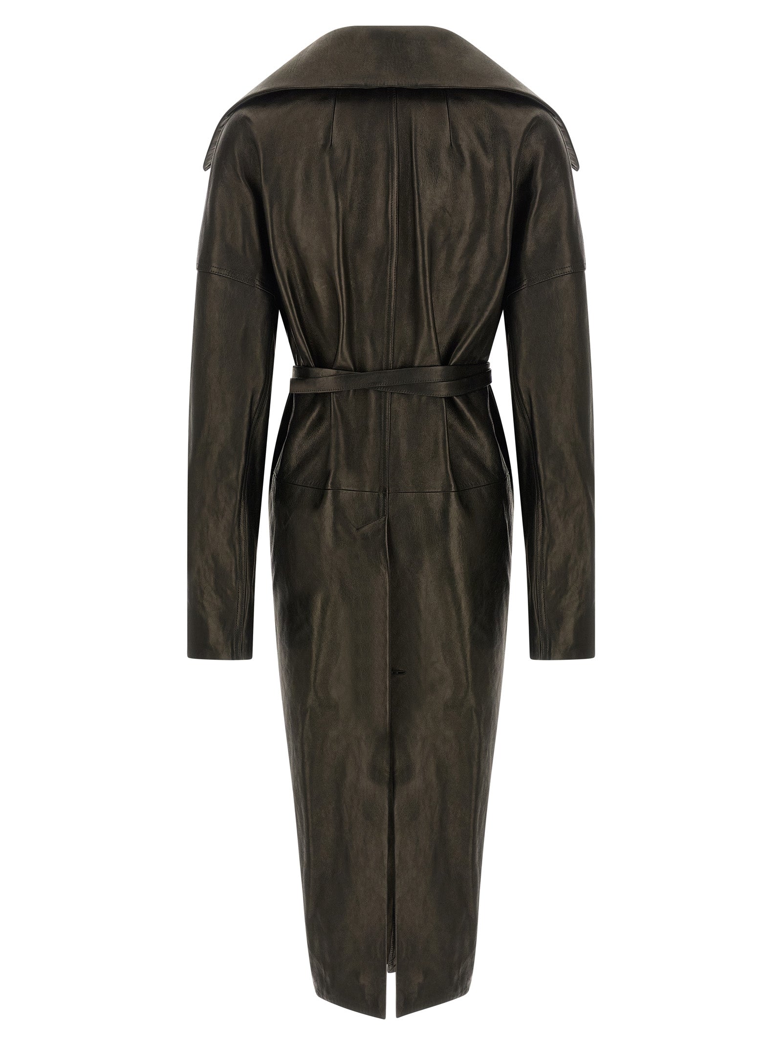 Rick Owens Women 'Dracucollar Belted' Coat RICK OWENS