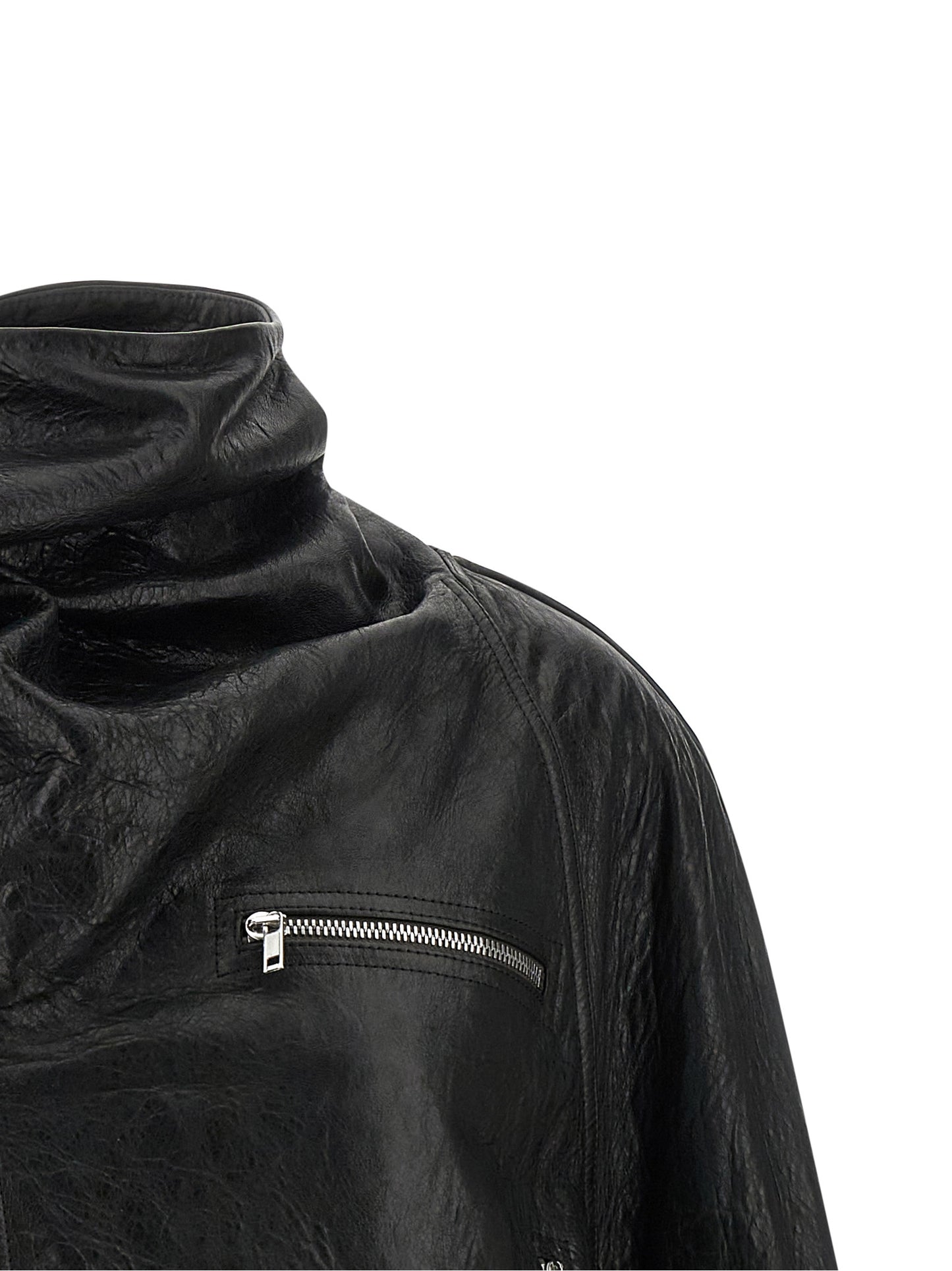 Rick Owens Women 'Cropped Scarf Flight' Jacket RICK OWENS