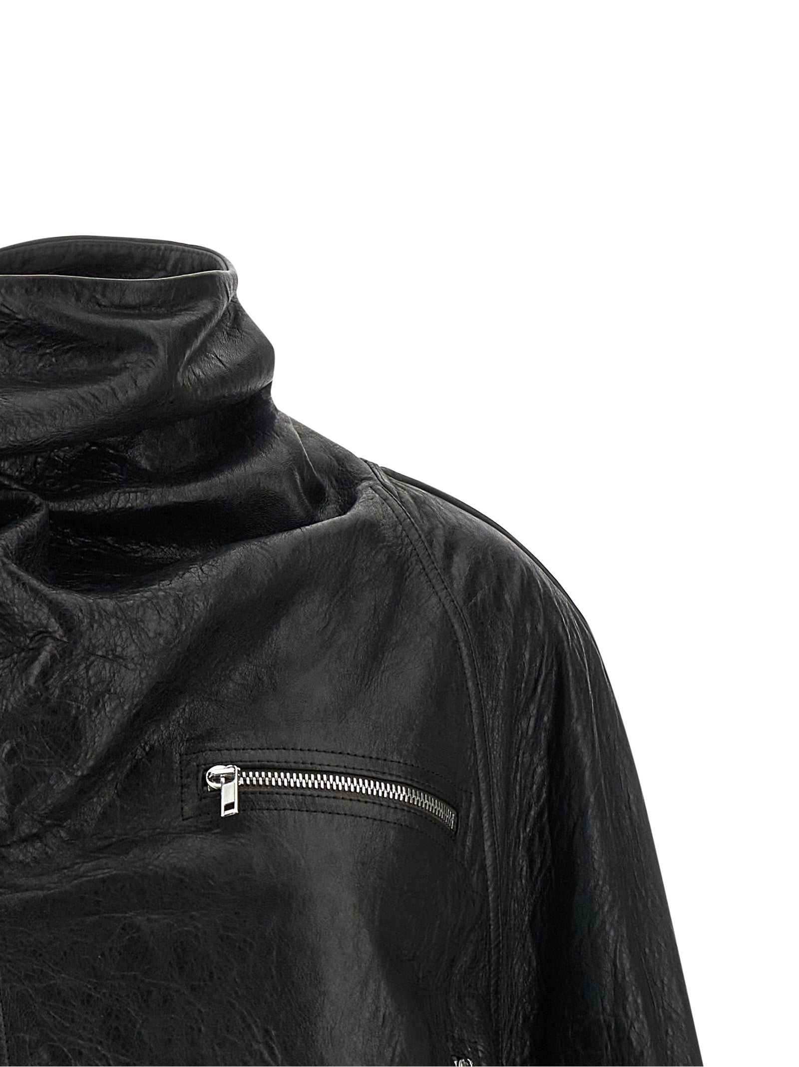 Rick Owens Women 'Cropped Scarf Flight' Jacket RICK OWENS