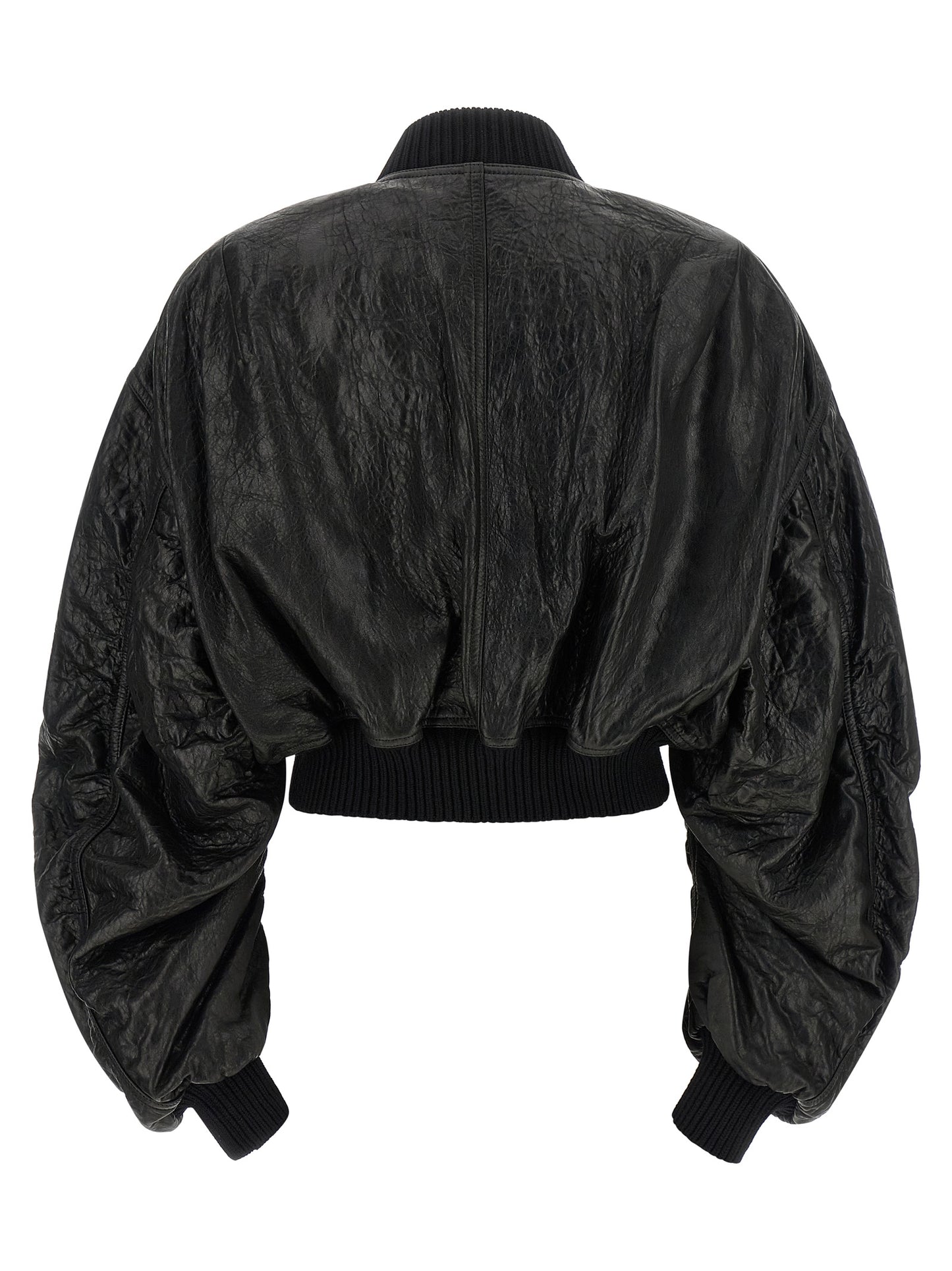 Rick Owens Women 'Secchia Cropped Flight' Bomber Jacket RICK OWENS
