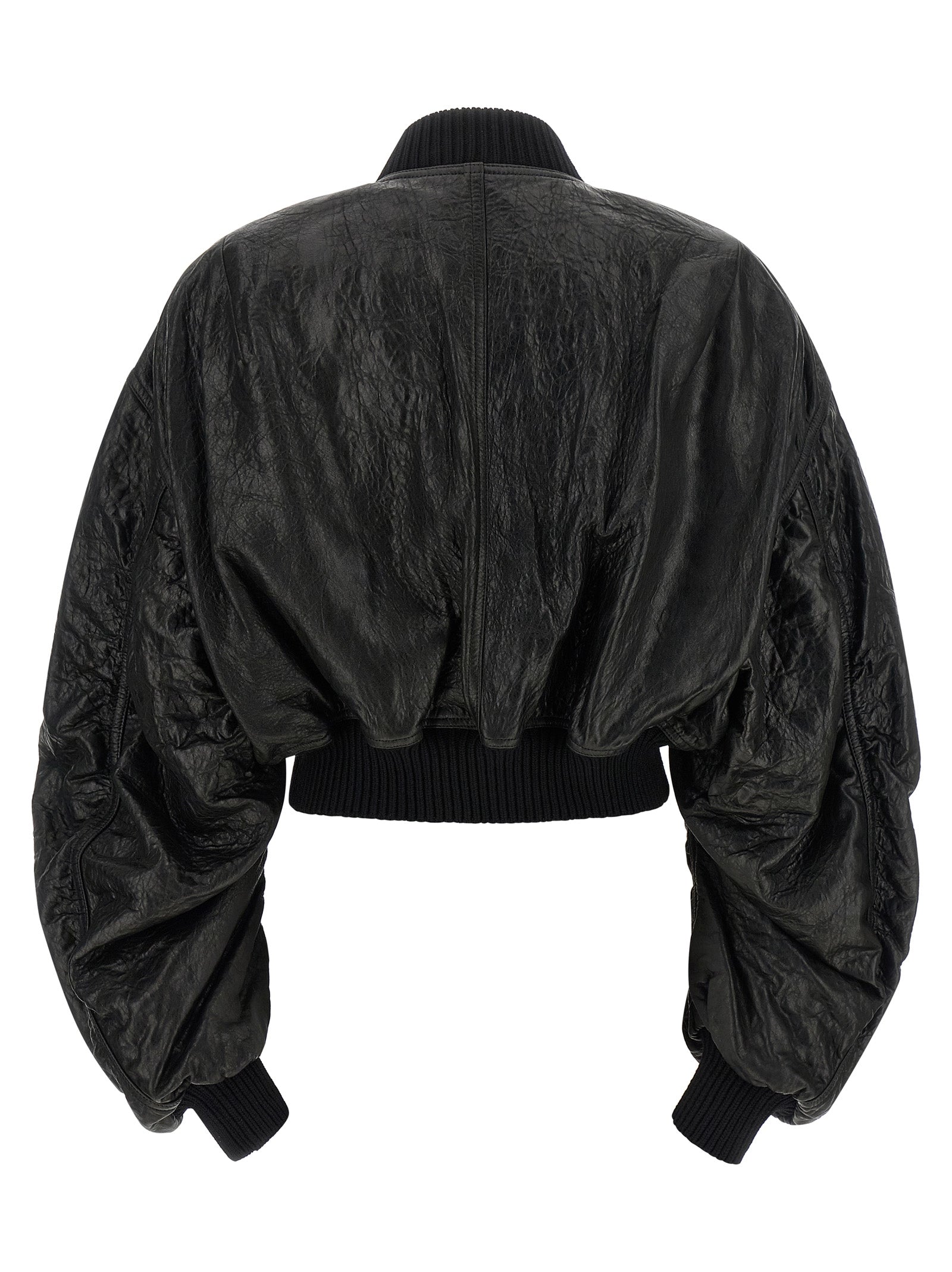 Rick Owens Women 'Secchia Cropped Flight' Bomber Jacket RICK OWENS