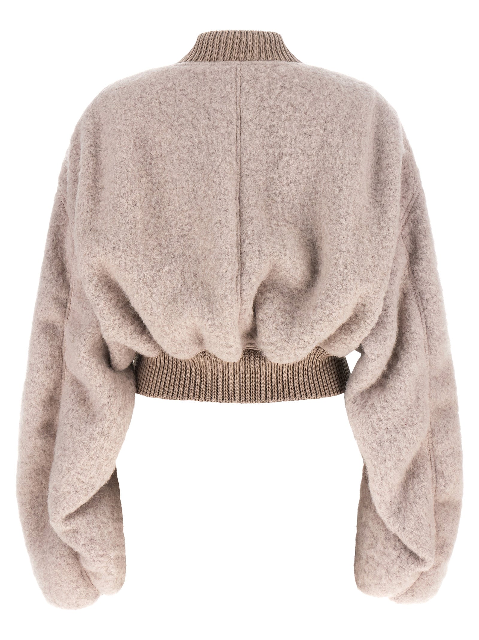 Rick Owens Women 'Secchia Cropped Flight' Bomber Jacket RICK OWENS
