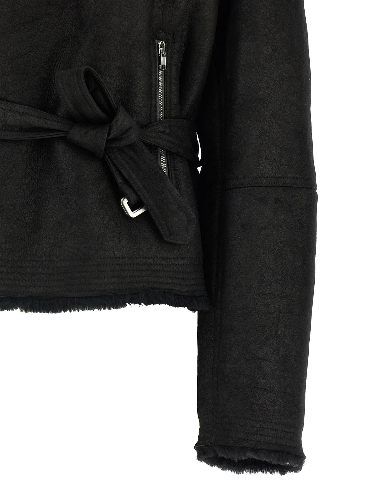 Rick Owens Women 'Cropped Flight' Jacket RICK OWENS