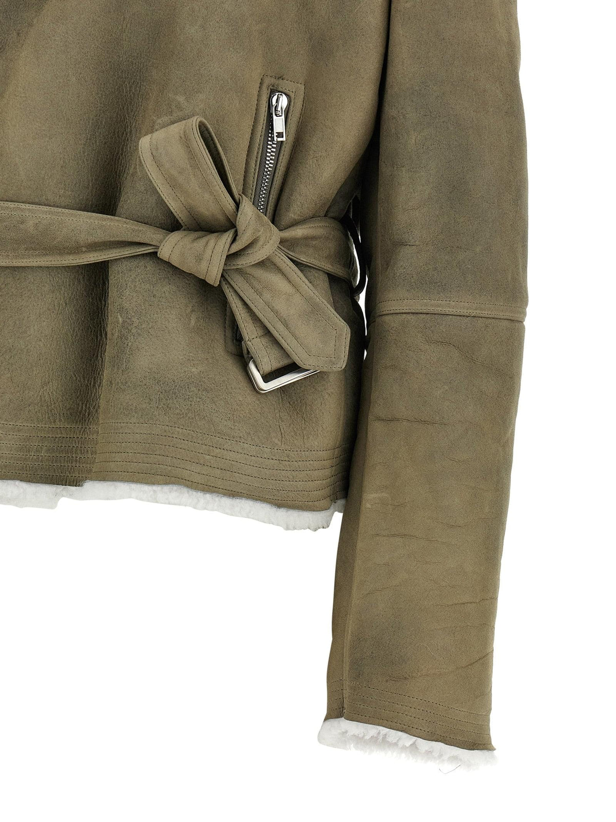 Rick Owens Women 'Cropped Flight' Jacket RICK OWENS