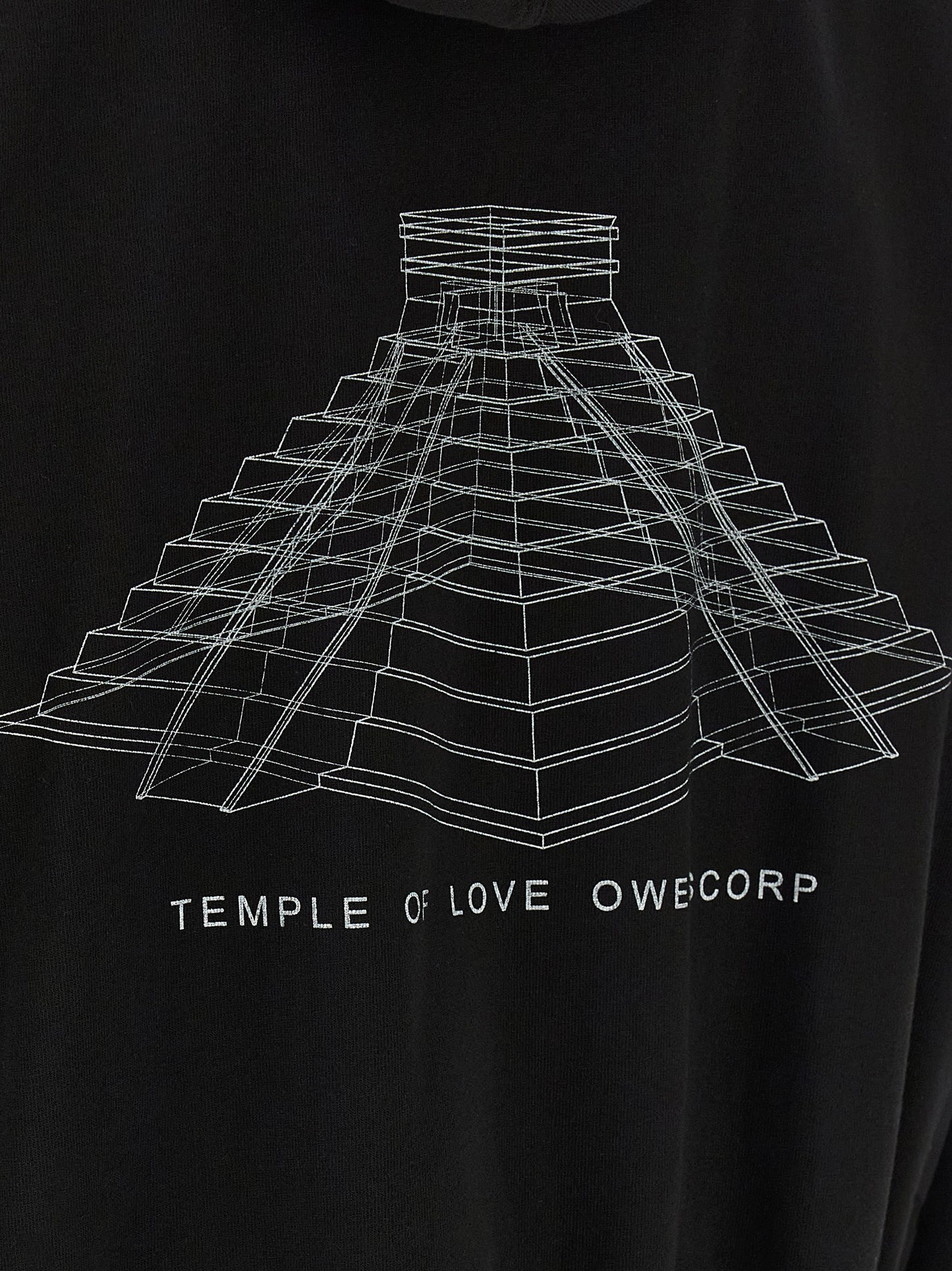 Rick Owens Men 'Temple Of Love Owenscorptemp' Hoodie RICK OWENS