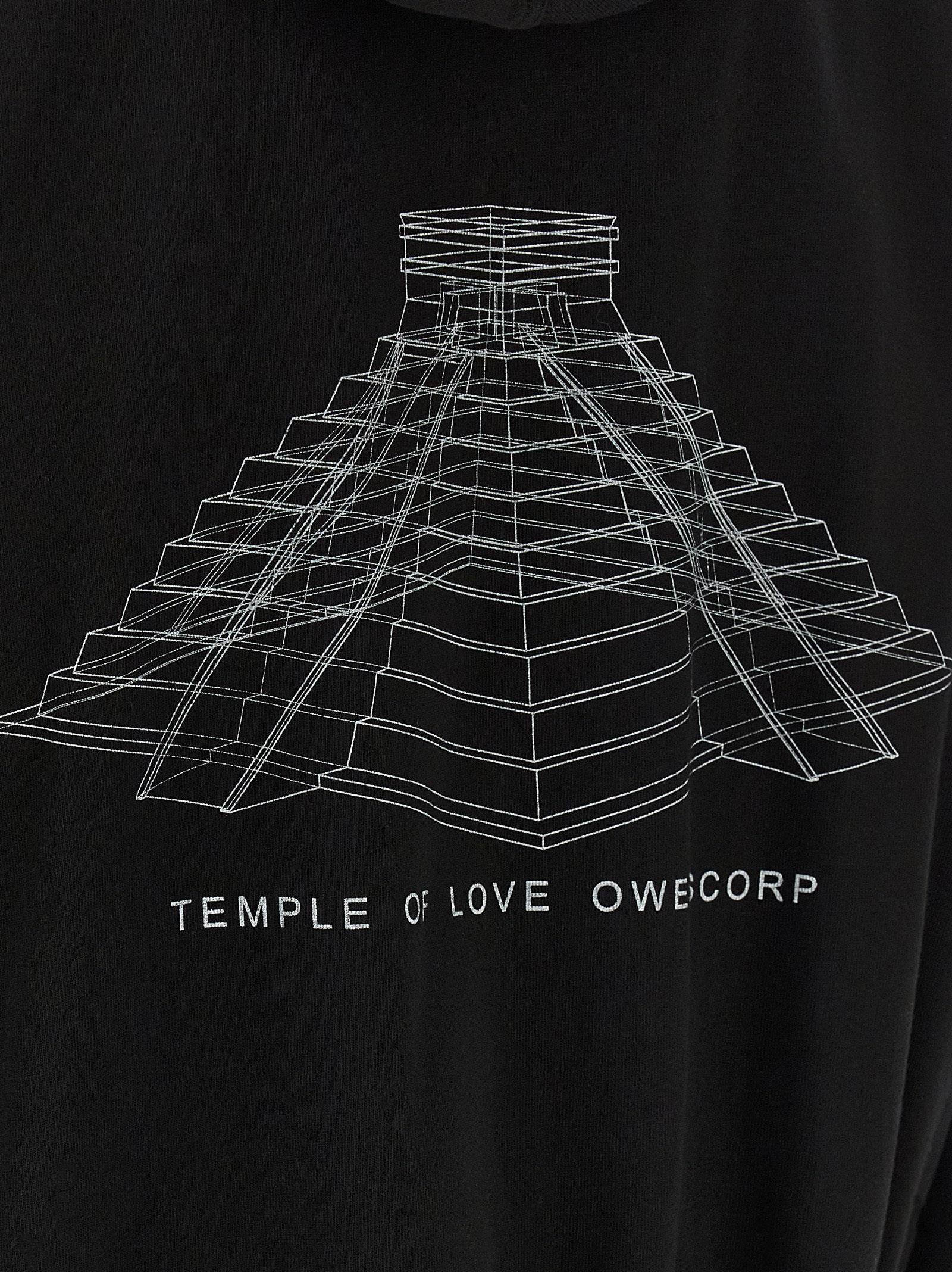 Rick Owens Men 'Temple Of Love Owenscorptemp' Hoodie RICK OWENS