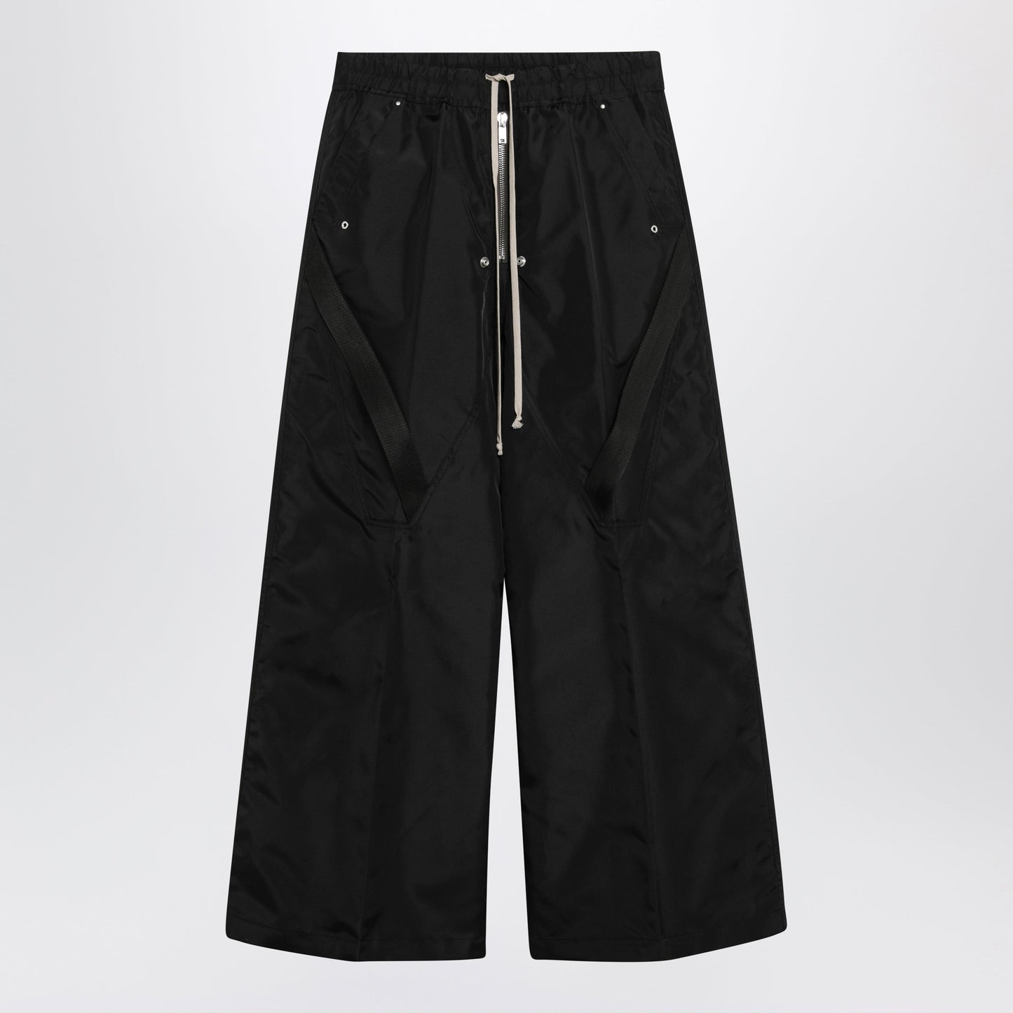 Rick Owens Black Strapped Wide Bela Pants Men RICK OWENS