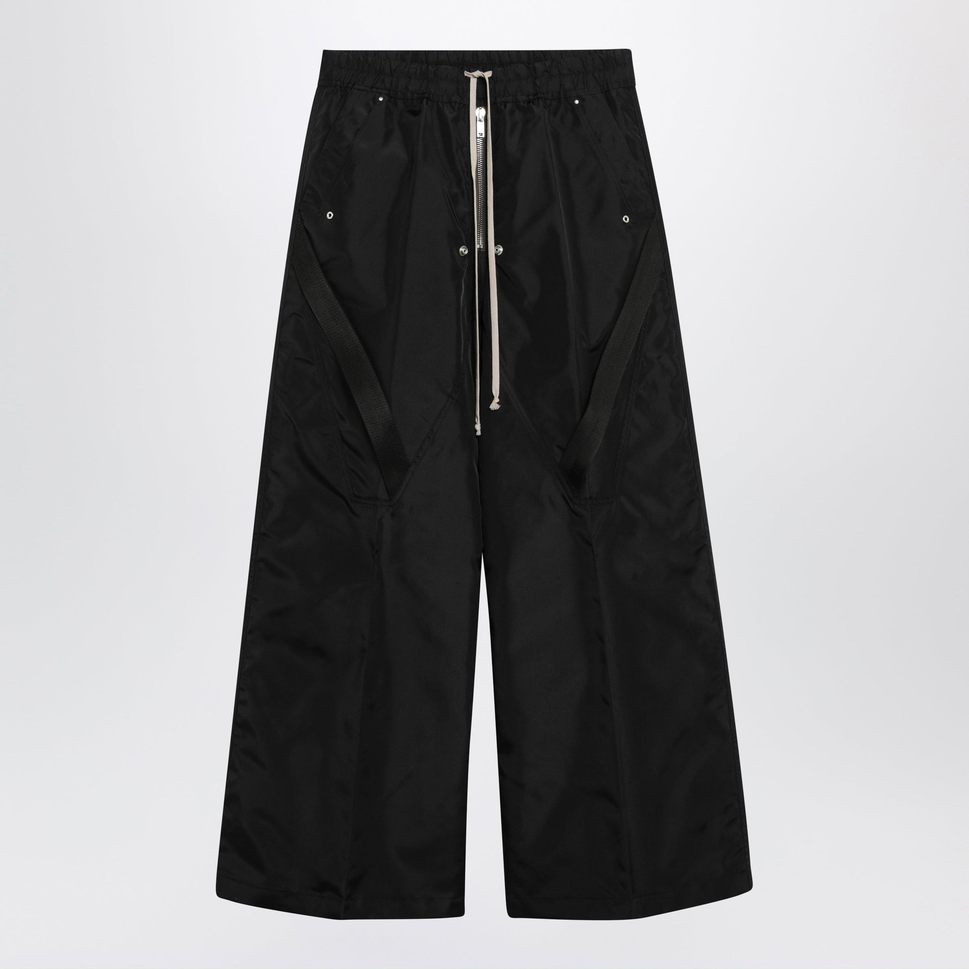 Rick Owens Black Strapped Wide Bela Pants Men RICK OWENS