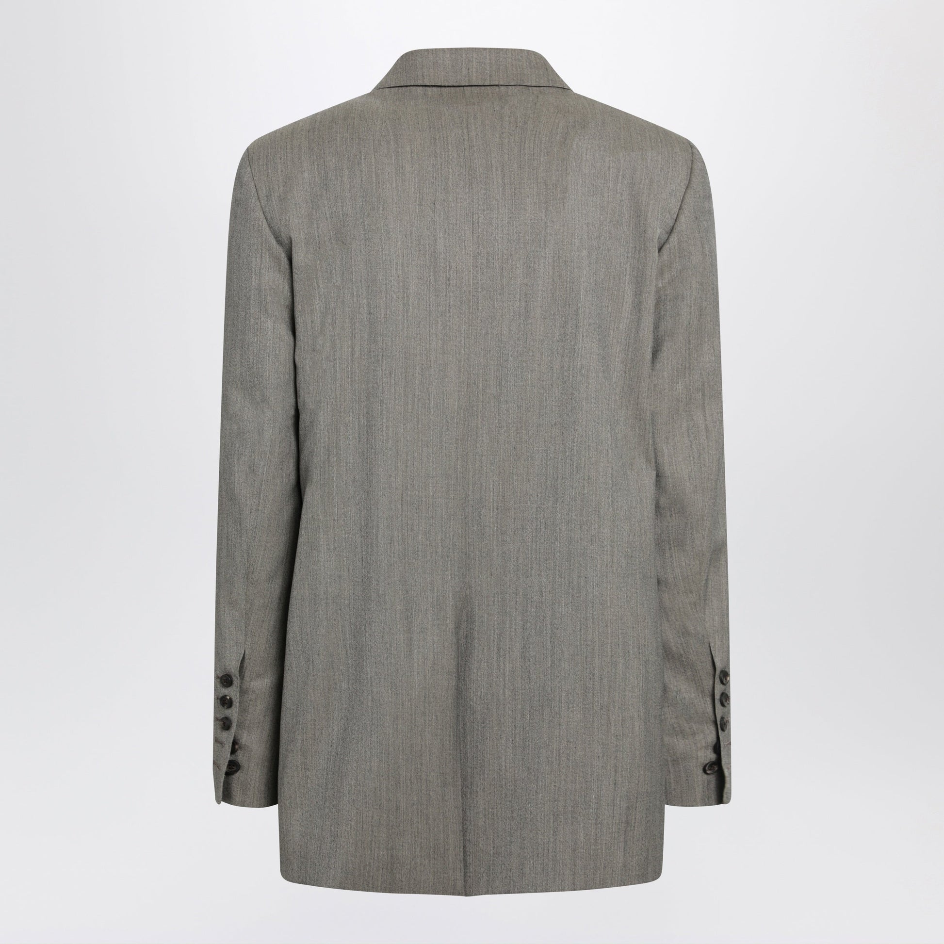 Rick Owens Grey Melange Concordian Blazer Men RICK OWENS