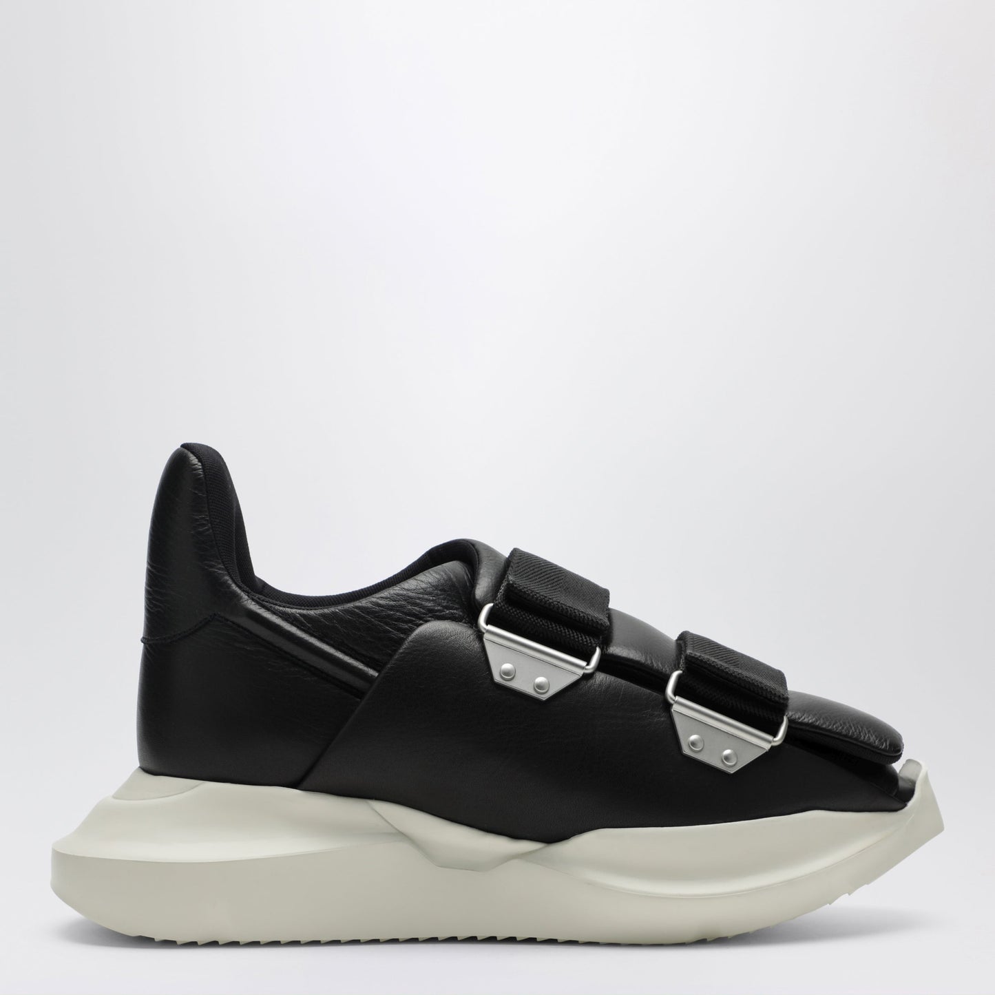 Rick Owens Temple Burrito Geth Sneakers In Black Leather Men RICK OWENS