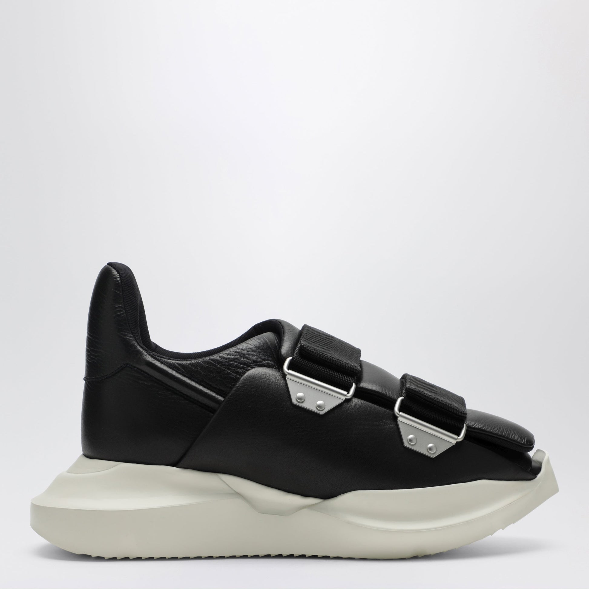 Rick Owens Temple Burrito Geth Sneakers In Black Leather Men RICK OWENS