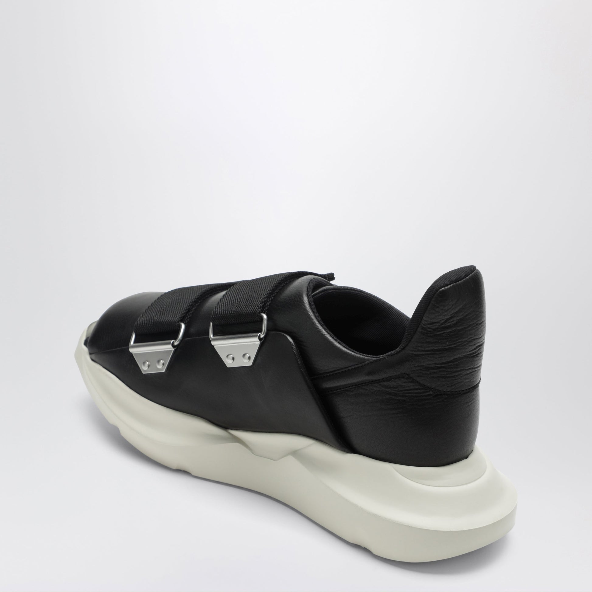 Rick Owens Temple Burrito Geth Sneakers In Black Leather Men RICK OWENS