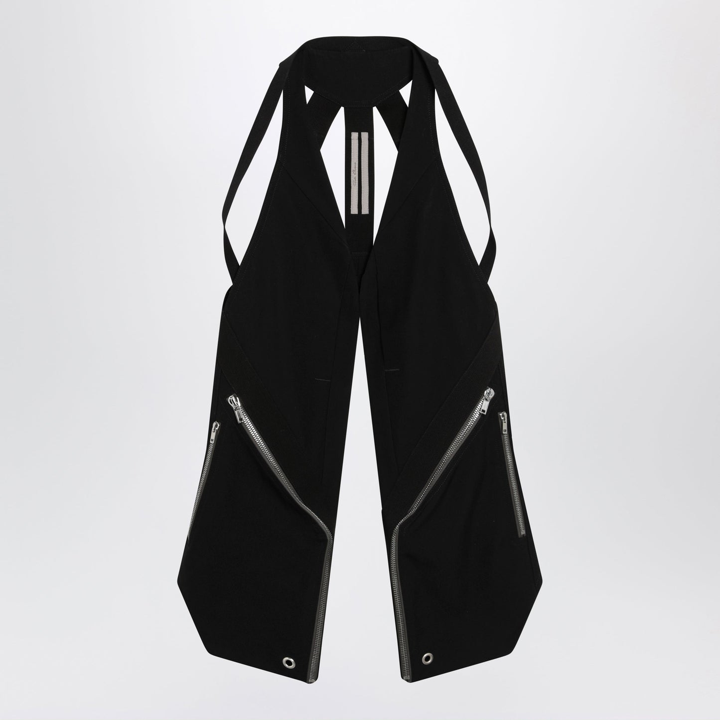 Rick Owens Black Temple Waistcoat Men RICK OWENS