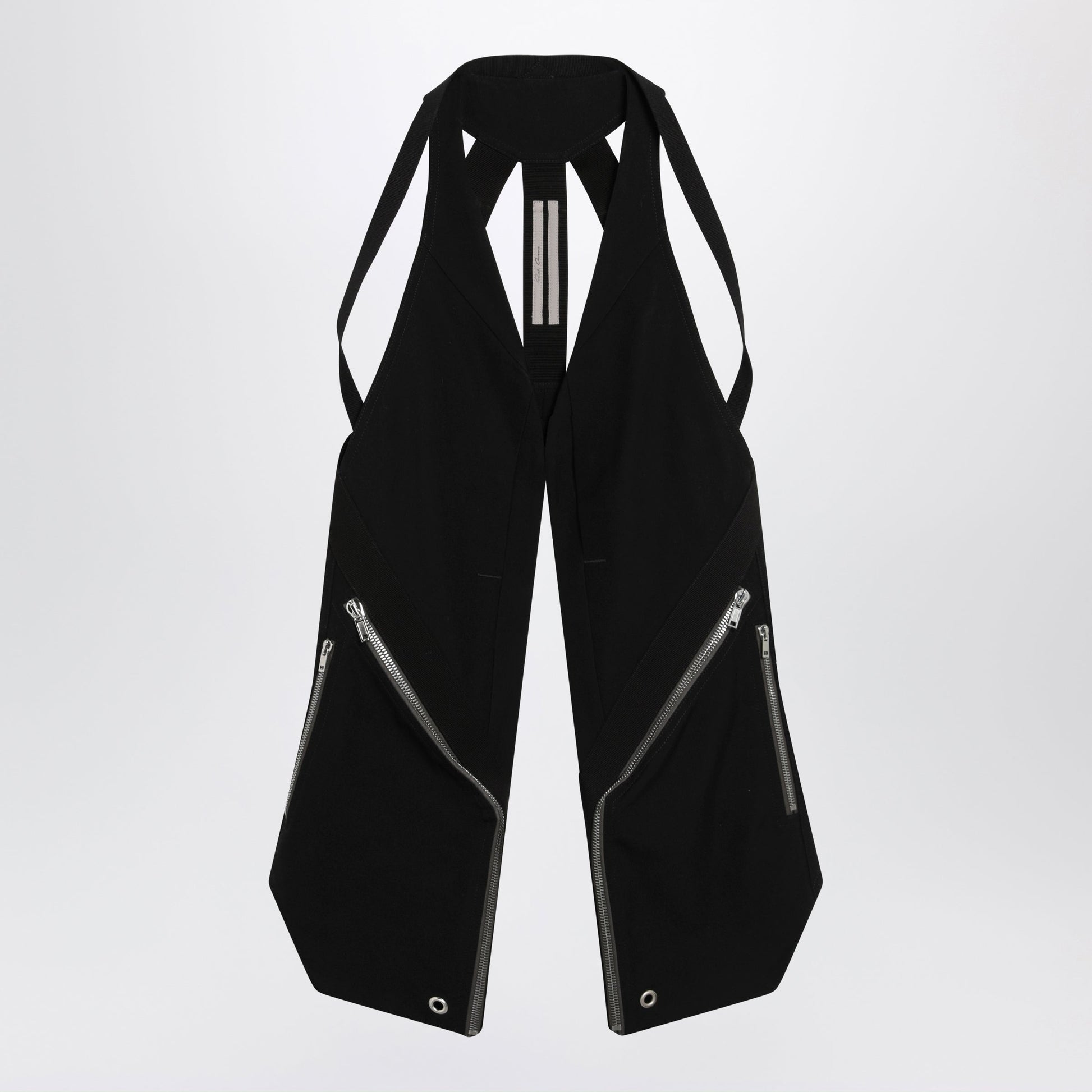 Rick Owens Black Temple Waistcoat Men RICK OWENS