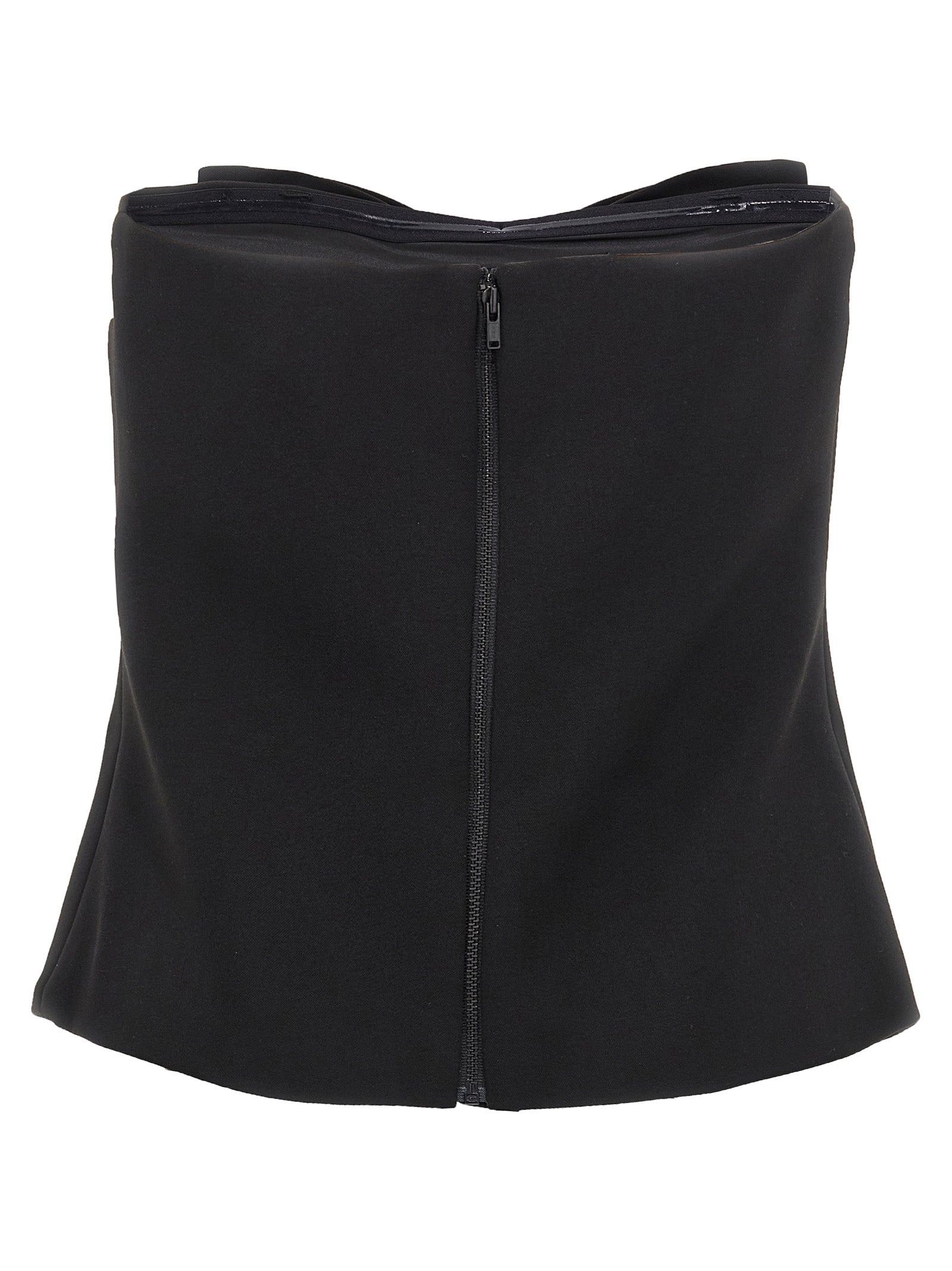 Self Portrait Women 'Black Crepe Bandeau' Top SELF-PORTRAIT