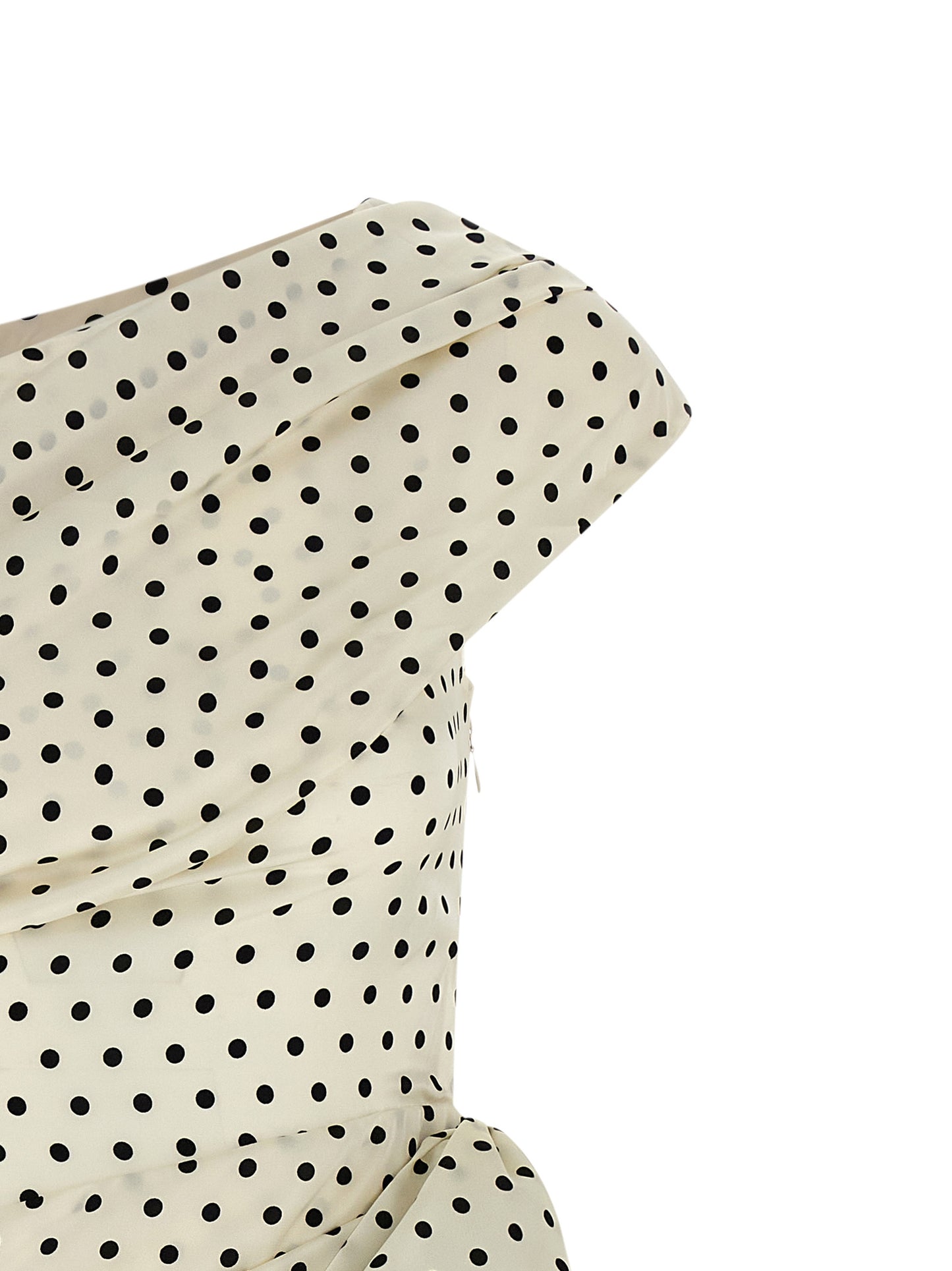 Self Portrait Women 'Polka Dot Satin Tie Side Mini' Dress SELF-PORTRAIT