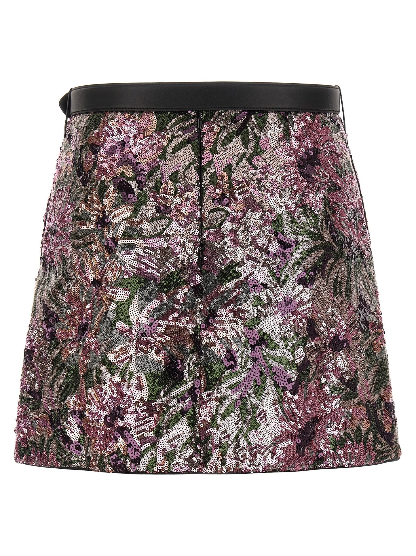 Self Portrait Women 'Floral Sequin Mini' Skirt SELF-PORTRAIT
