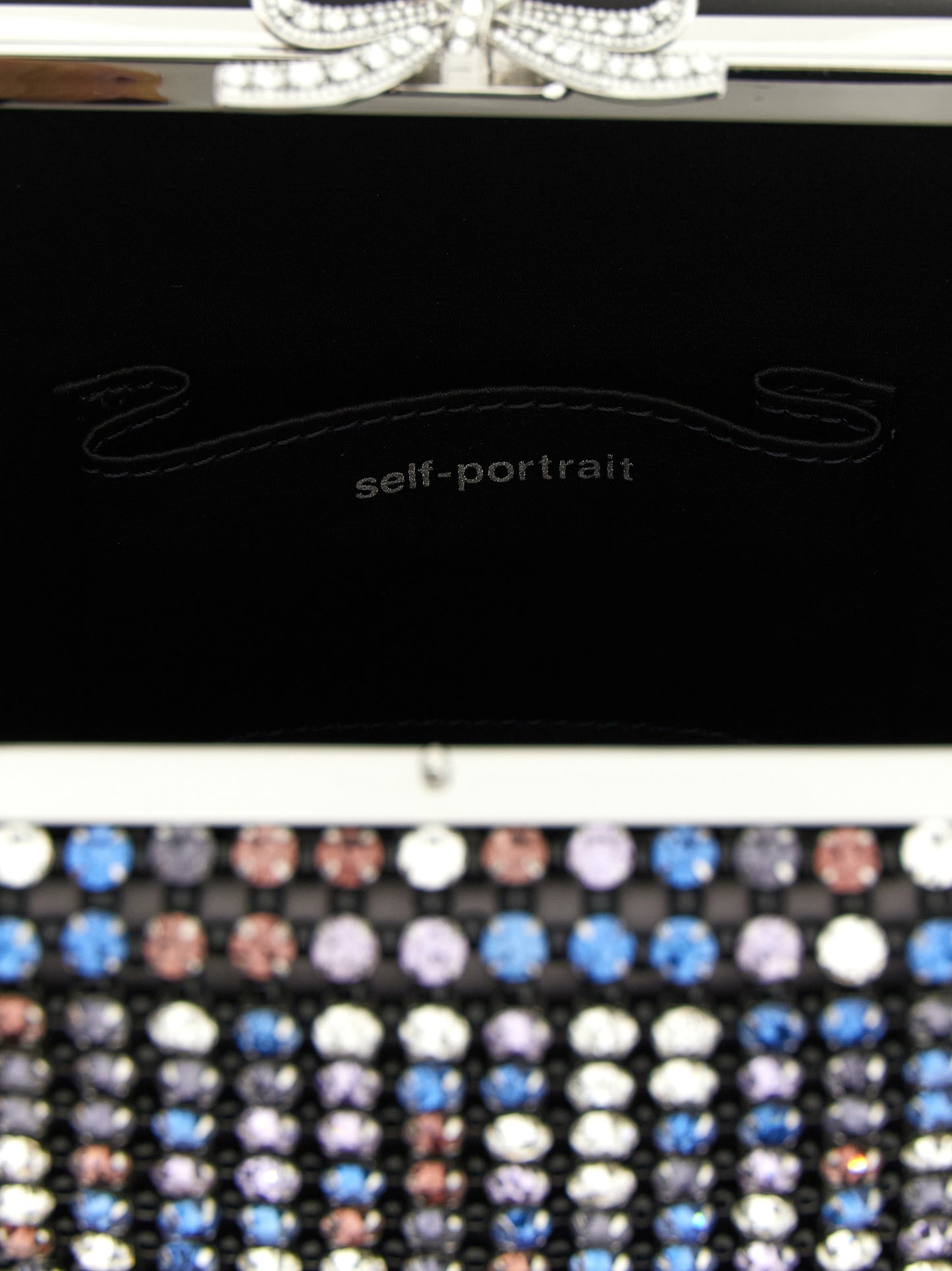 Self Portrait Women 'Multi Crystal Chainmail' Mini Handbag SELF-PORTRAIT