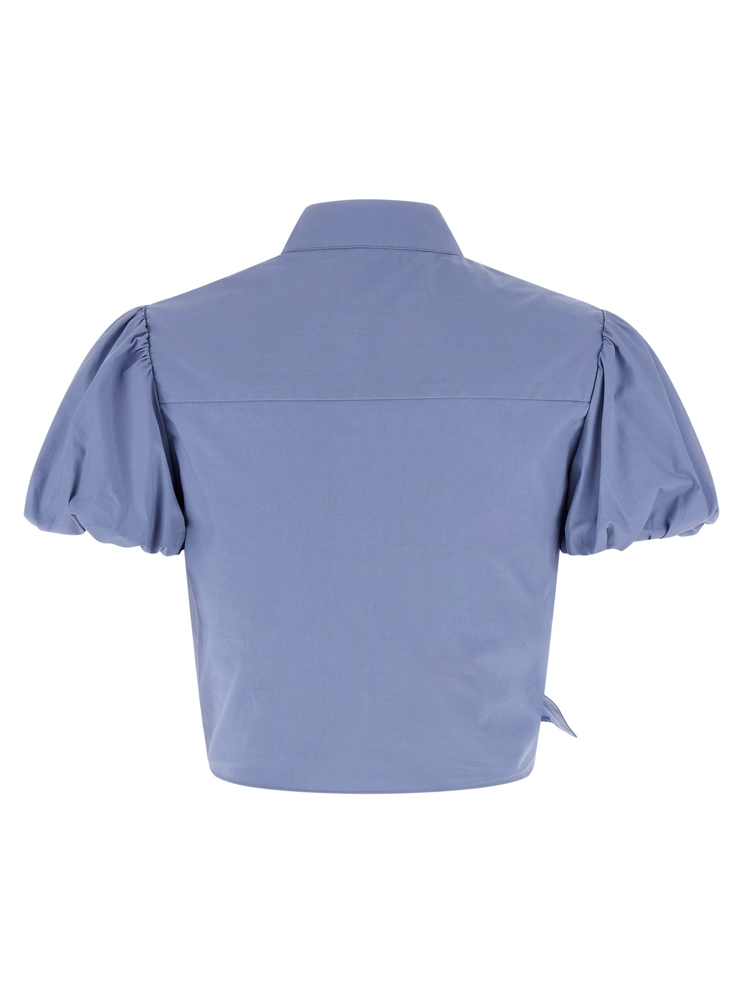 Self Portrait Women 'Blue Cotton Tie Side' Top SELF-PORTRAIT