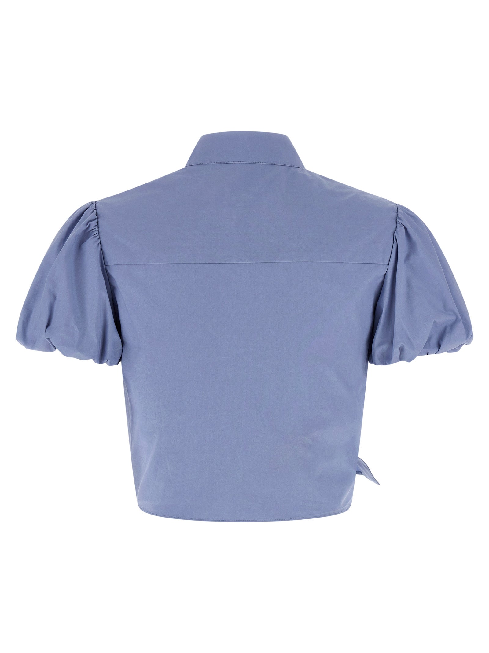 Self Portrait Women 'Blue Cotton Tie Side' Top SELF-PORTRAIT