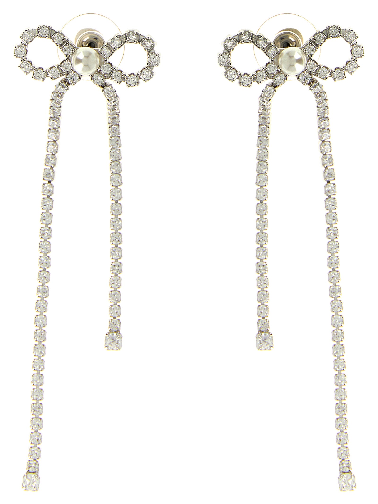 Self Portrait Women 'Crystal Droplet Bow' Earrings SELF-PORTRAIT