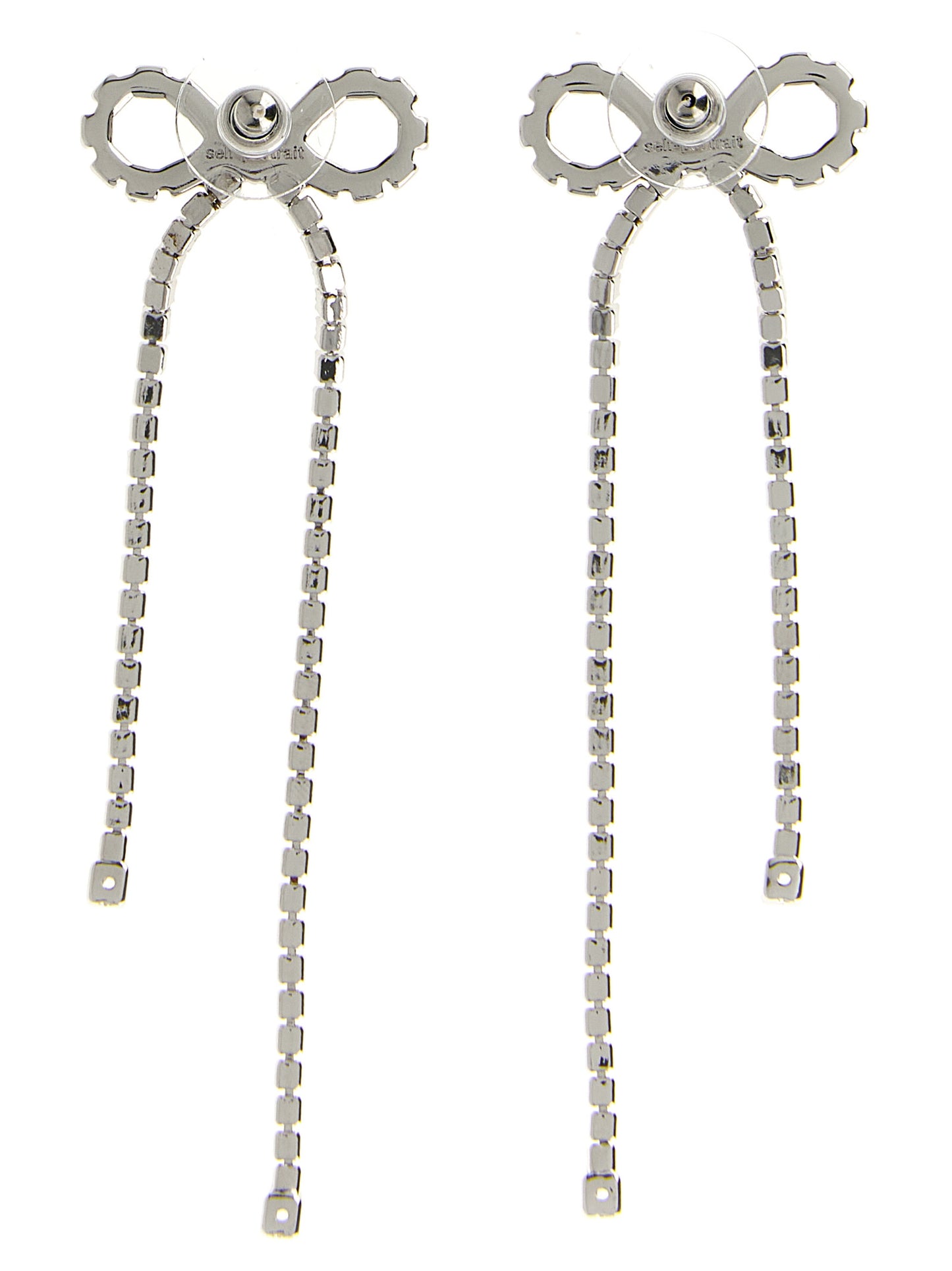 Self Portrait Women 'Crystal Droplet Bow' Earrings SELF-PORTRAIT