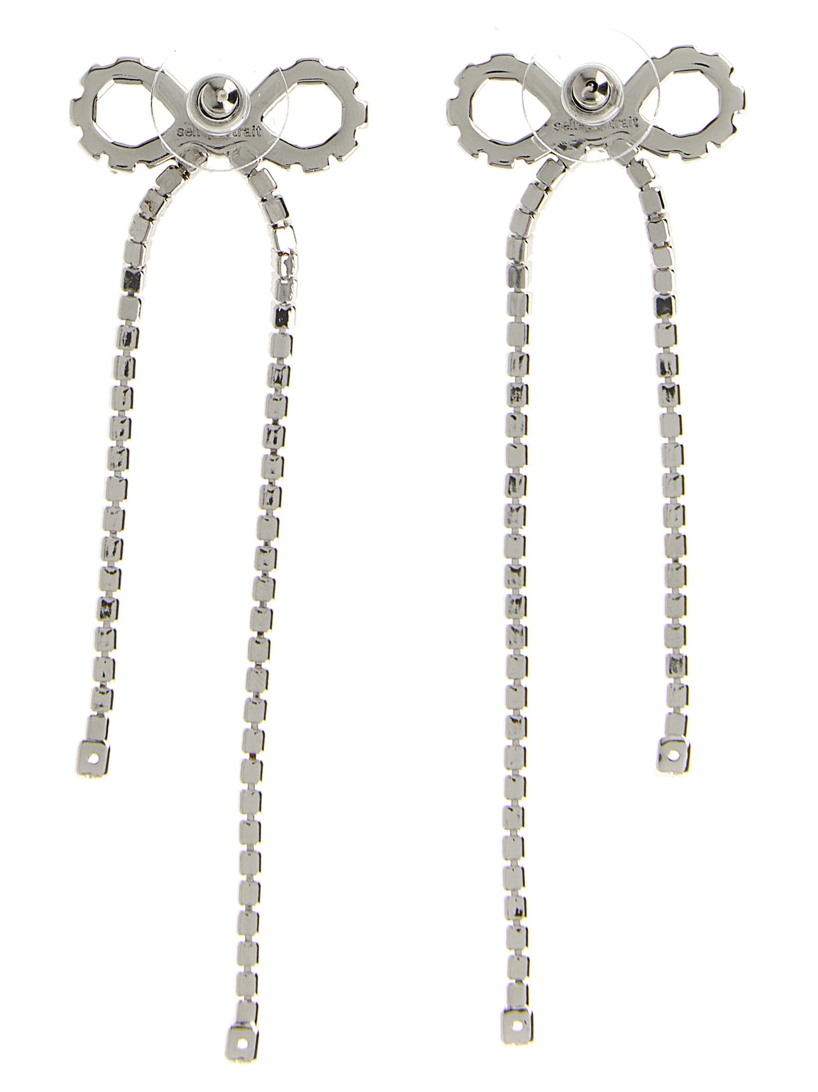 Self Portrait Women 'Crystal Droplet Bow' Earrings SELF-PORTRAIT