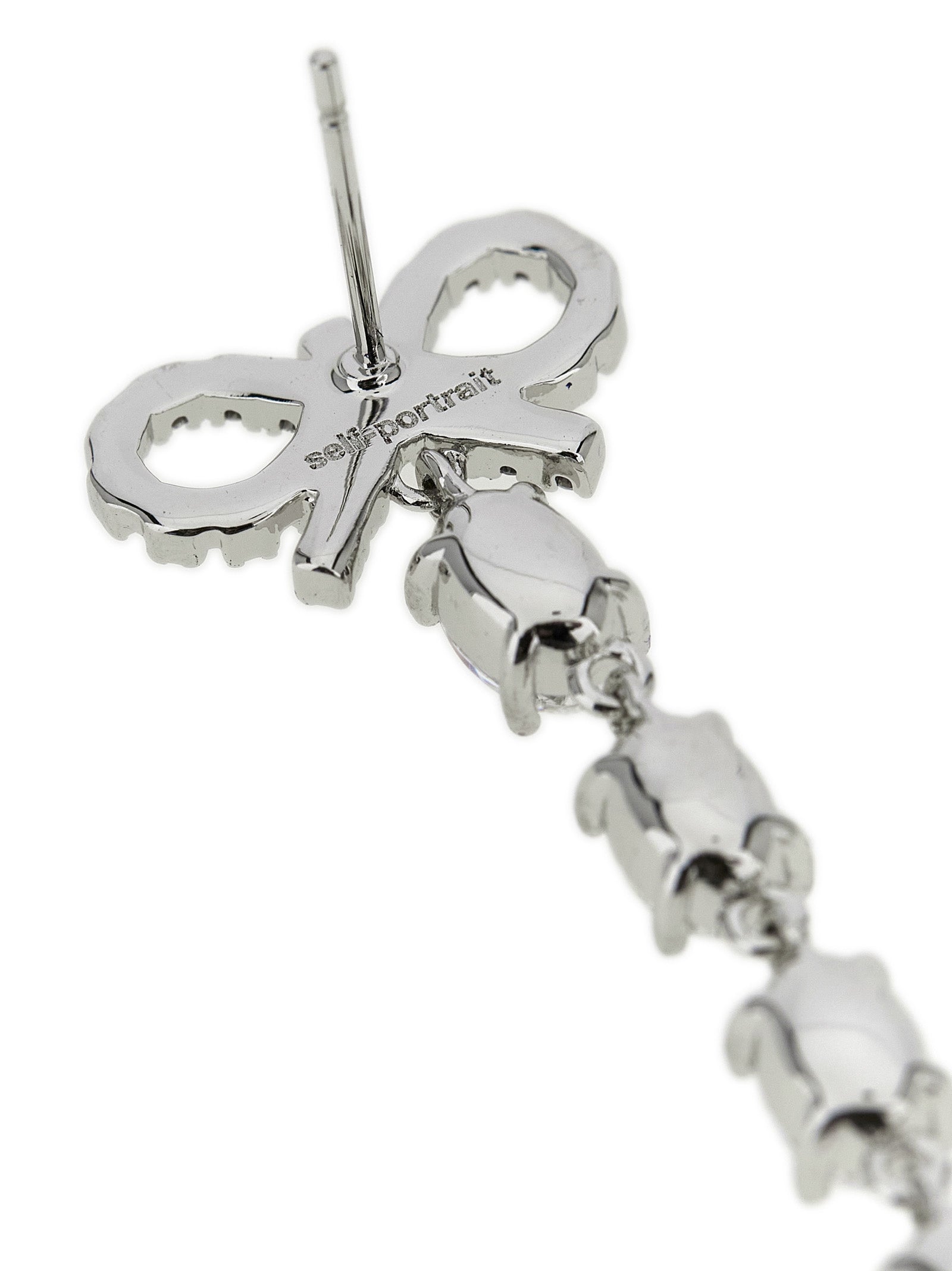 Self Portrait Women 'Bow Pearl Droplet' Earrings SELF-PORTRAIT