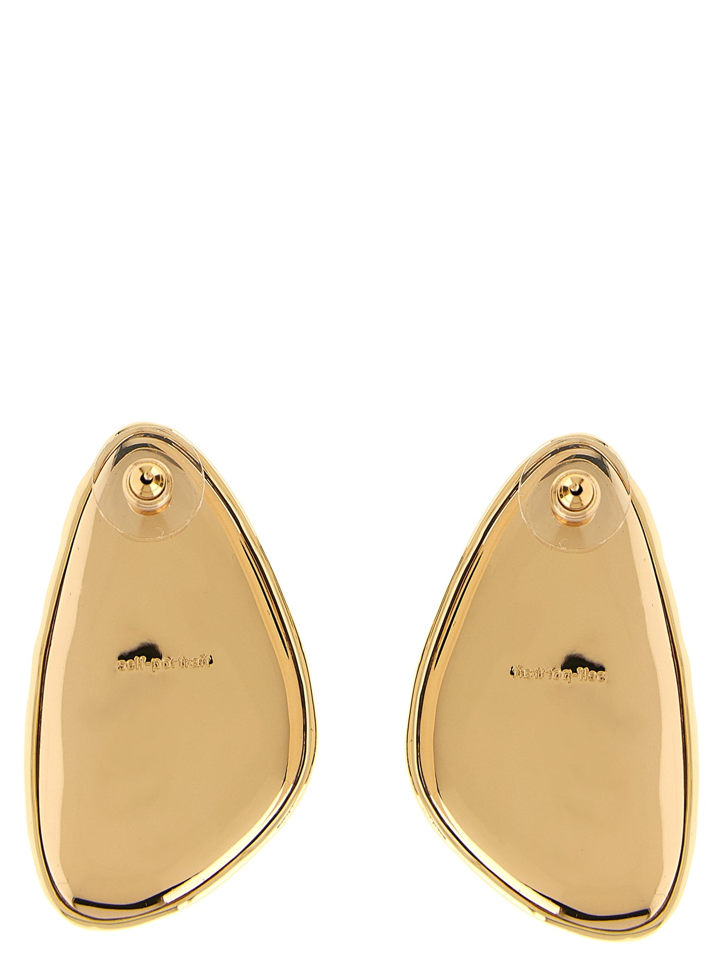 Self Portrait Women 'Hammered Gold Crystal' Earrings SELF-PORTRAIT