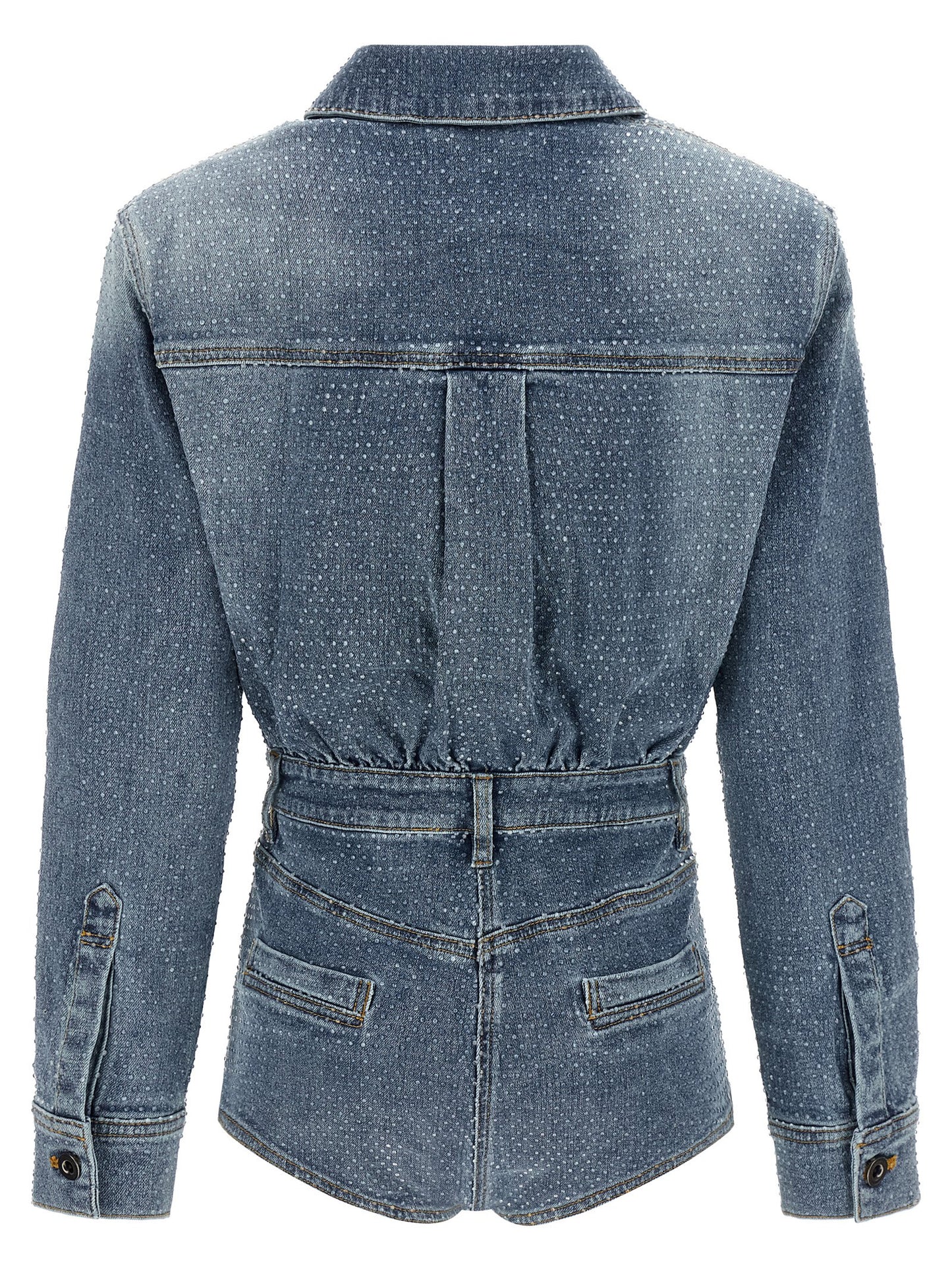 Self Portrait Women 'Rhinestone Denim' Jumpsuit SELF-PORTRAIT