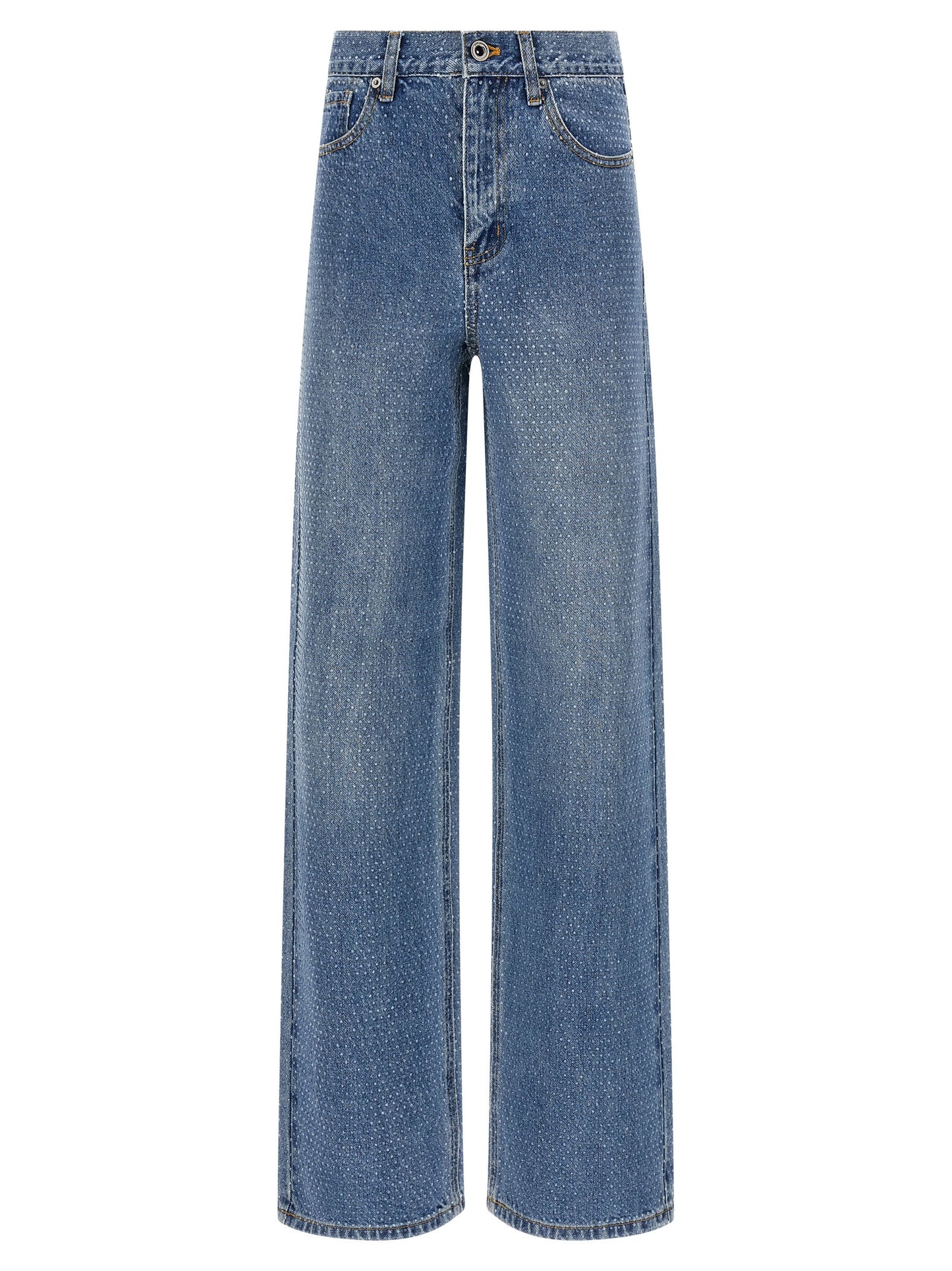 Self Portrait Women 'Rhinestone Denim Straight Leg' Jeans SELF-PORTRAIT