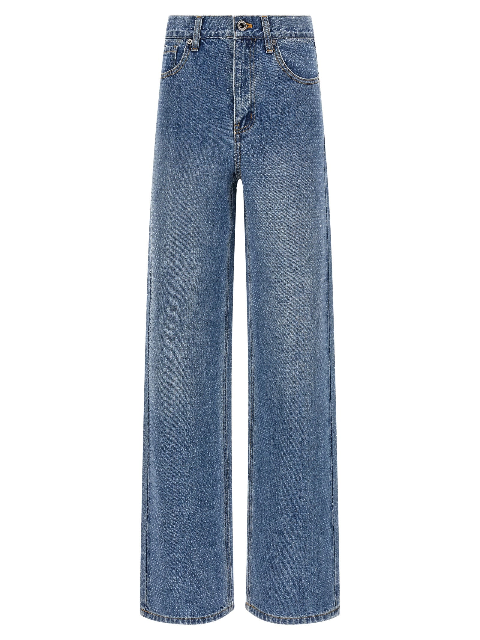Self Portrait Women 'Rhinestone Denim Straight Leg' Jeans SELF-PORTRAIT