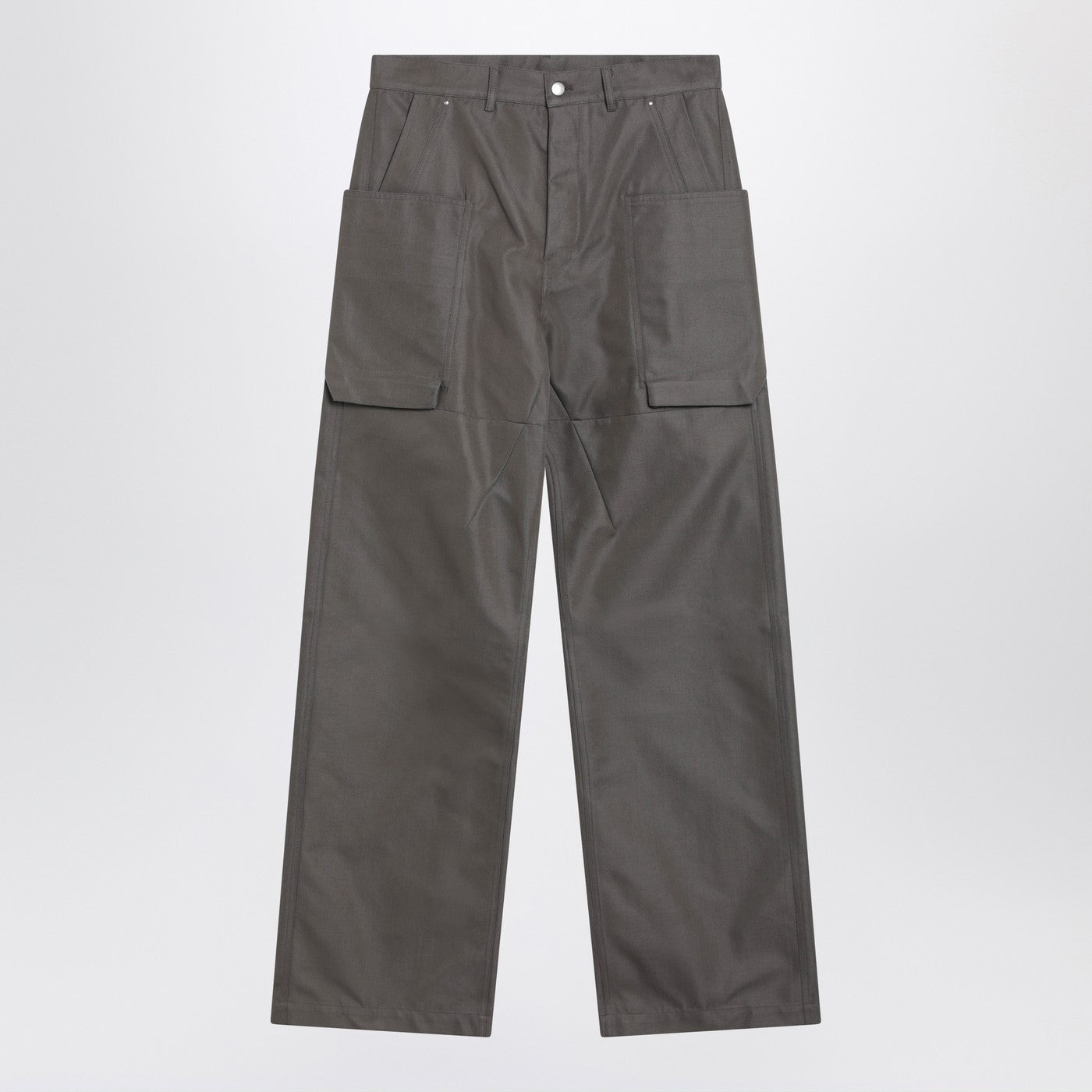 Rick Owens Dust-Colored Cotton-Blend Trousers Men RICK OWENS