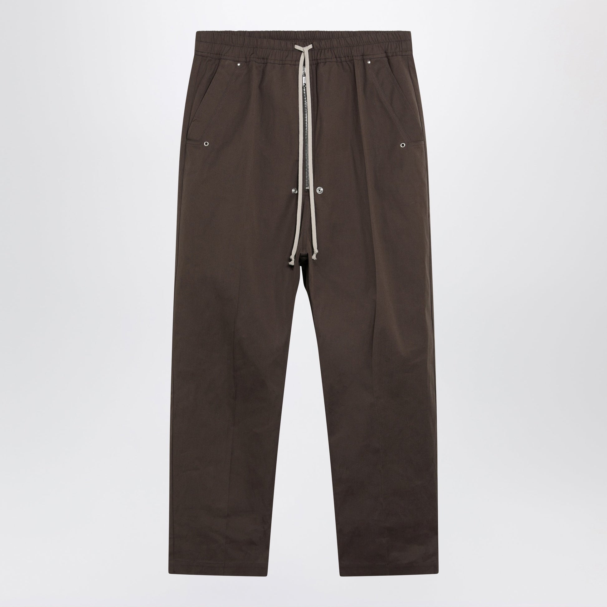 Rick Owens Mud-Coloured Bela Trousers Men RICK OWENS