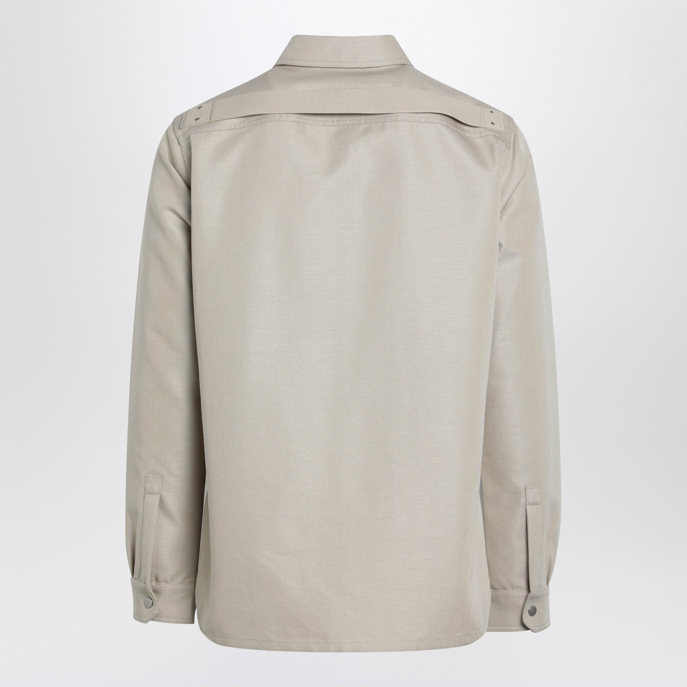 Rick Owens Sand-Colored Cotton-Blend Shirt Men RICK OWENS