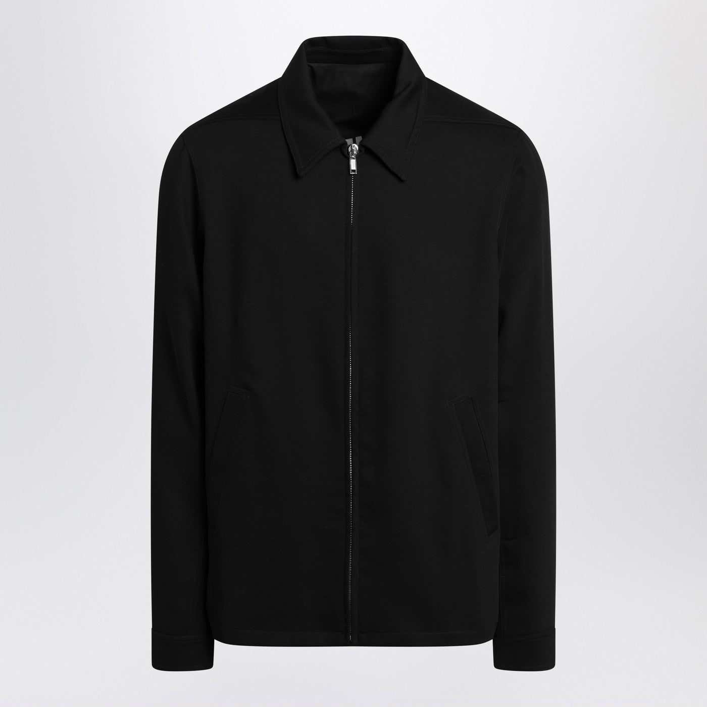Rick Owens Zip-Up Wool Shirt Jacket Men RICK OWENS