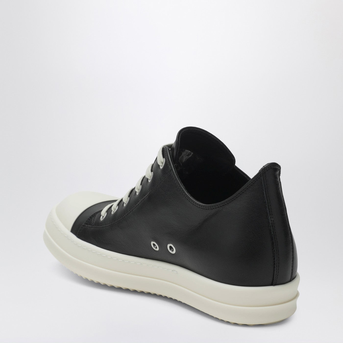 Rick Owens Concordians Sneakers In Black/White Leather Men RICK OWENS