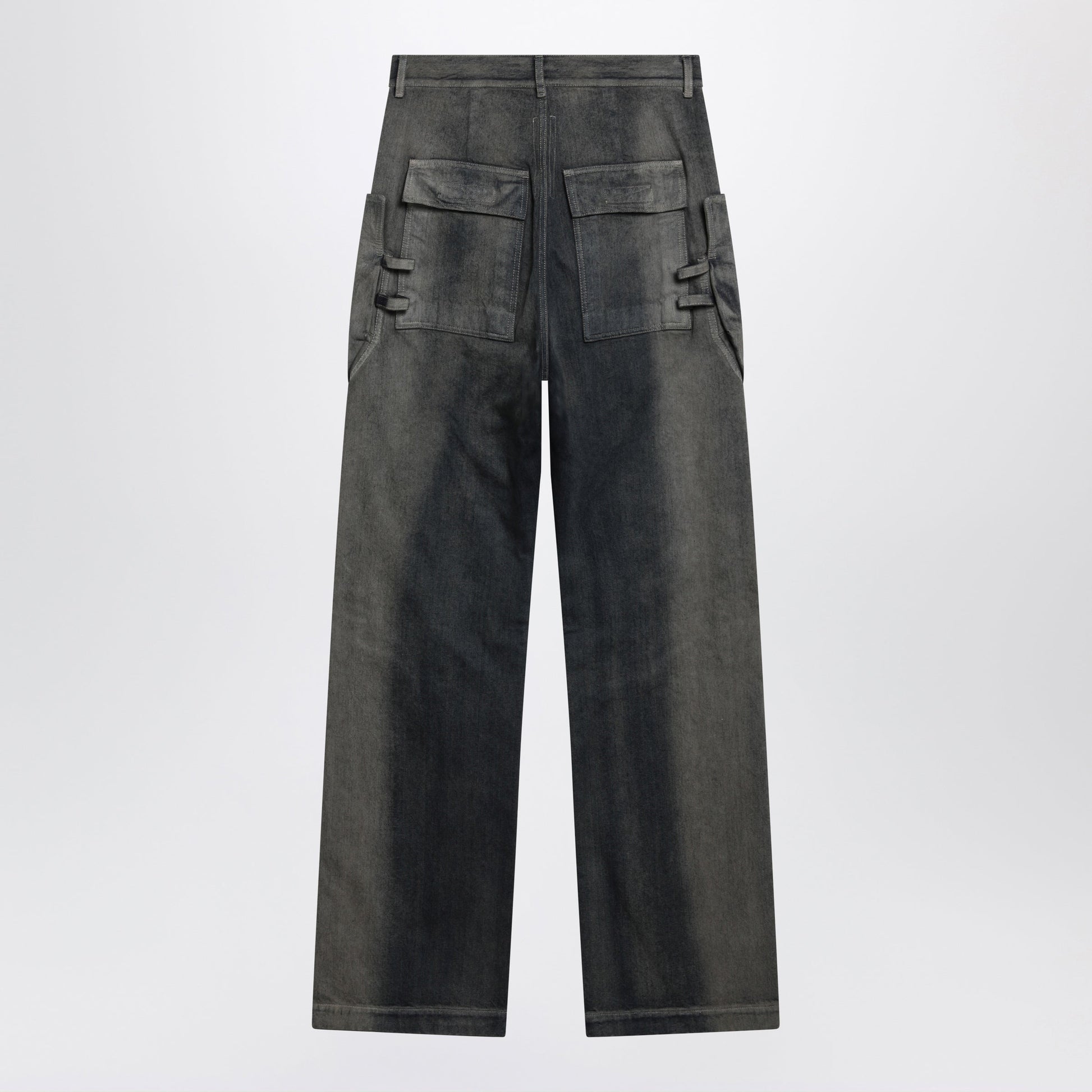 Rick Owens Stefan Cargo Straight-Leg Denim Jeans With Pockets Men RICK OWENS
