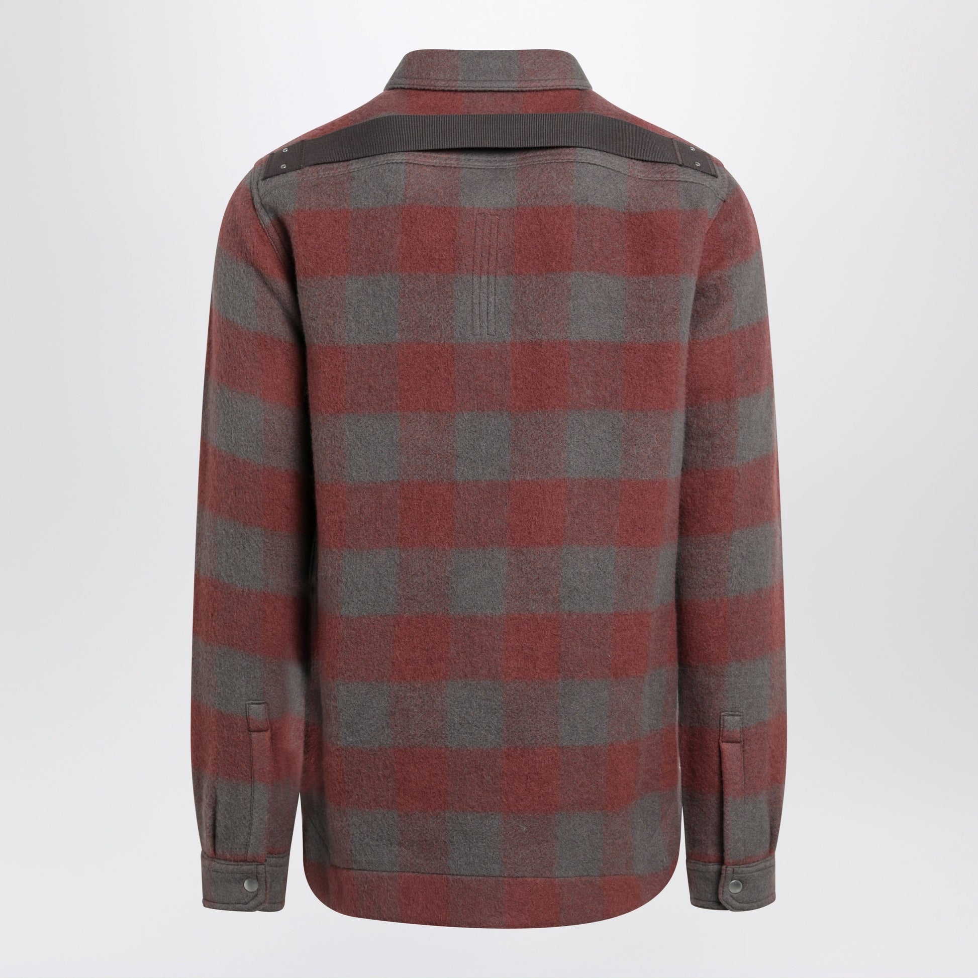 Rick Owens Plaid Wool Shirt-Jacket Men RICK OWENS