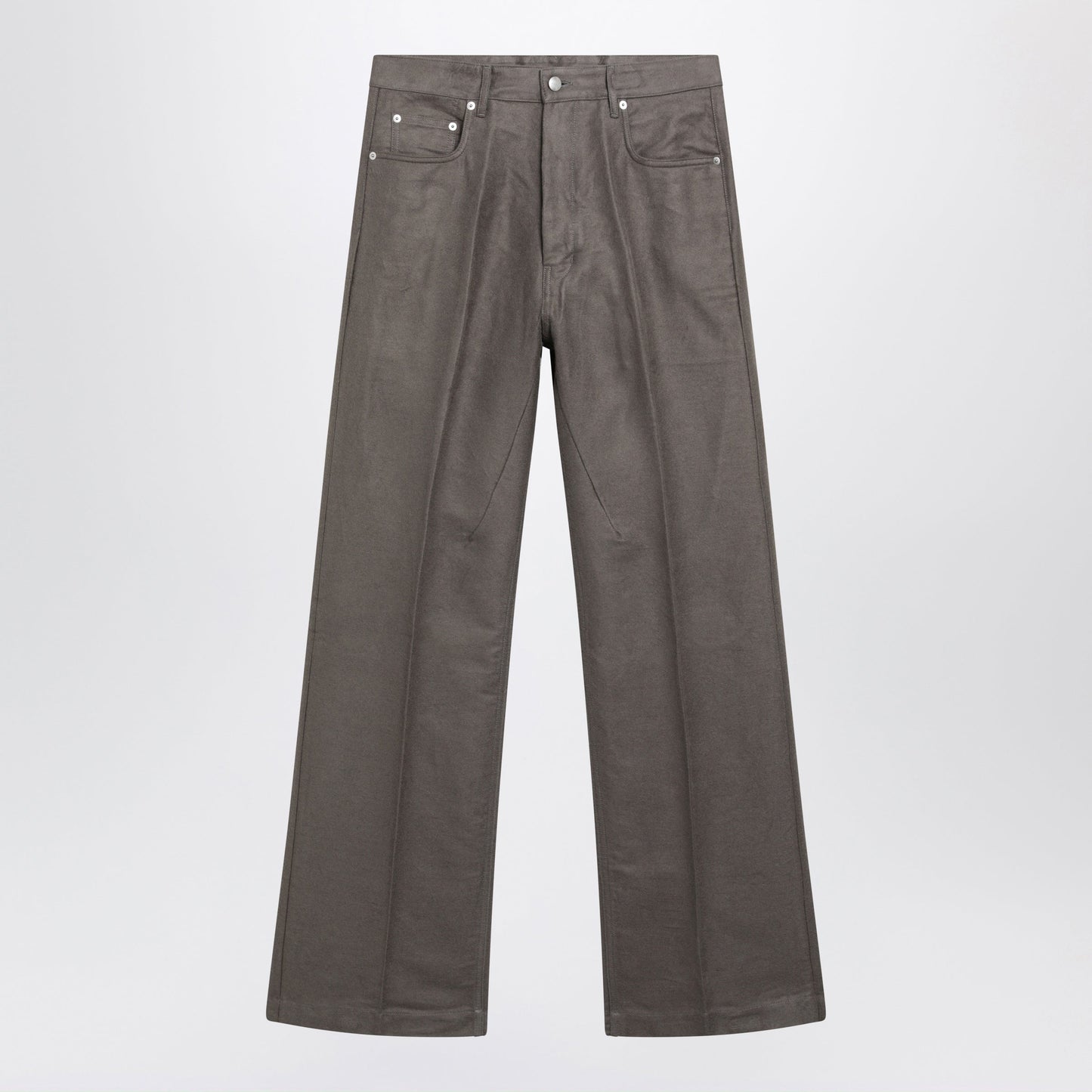 Rick Owens Taupe Cotton-Blend Trousers Men RICK OWENS