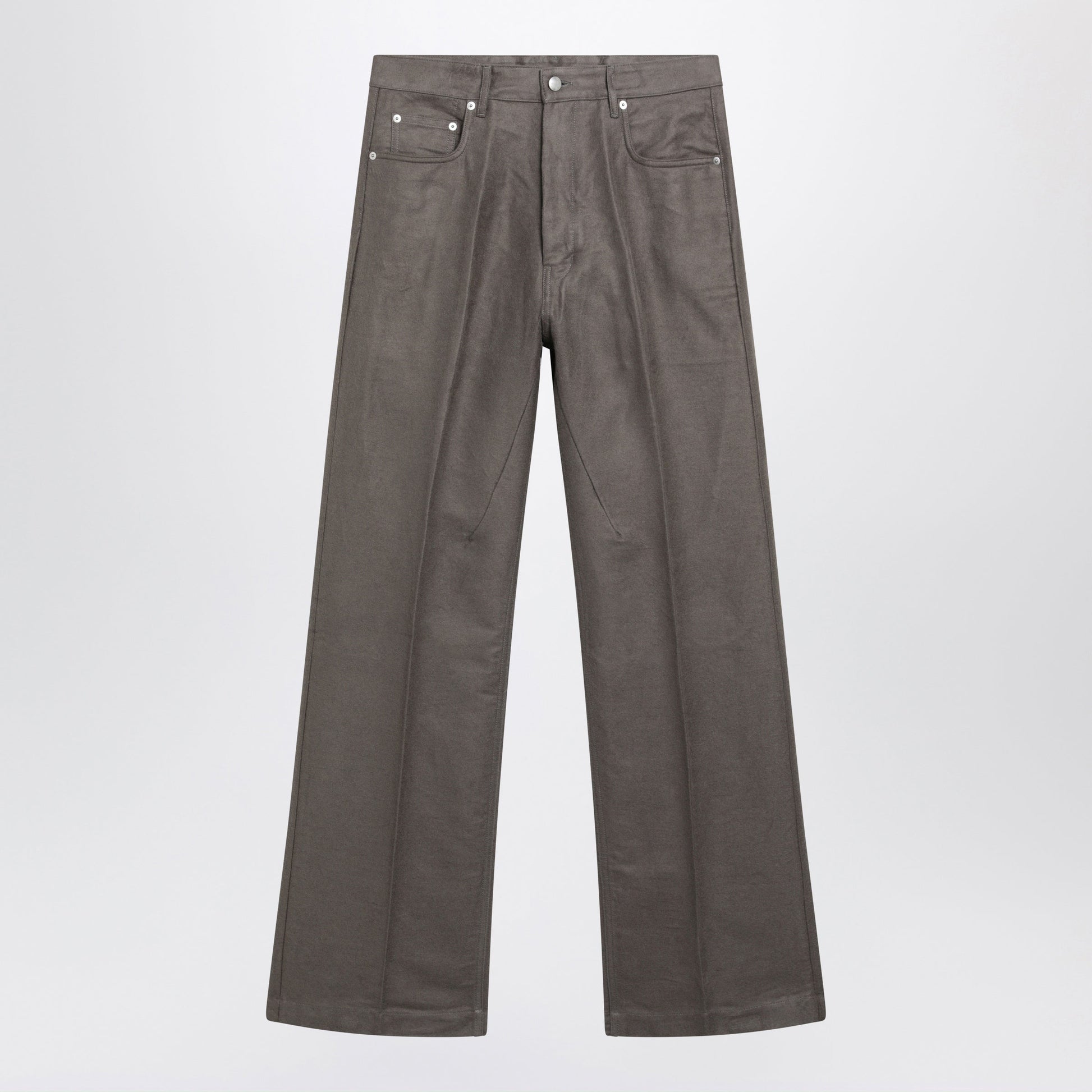 Rick Owens Taupe Cotton-Blend Trousers Men RICK OWENS