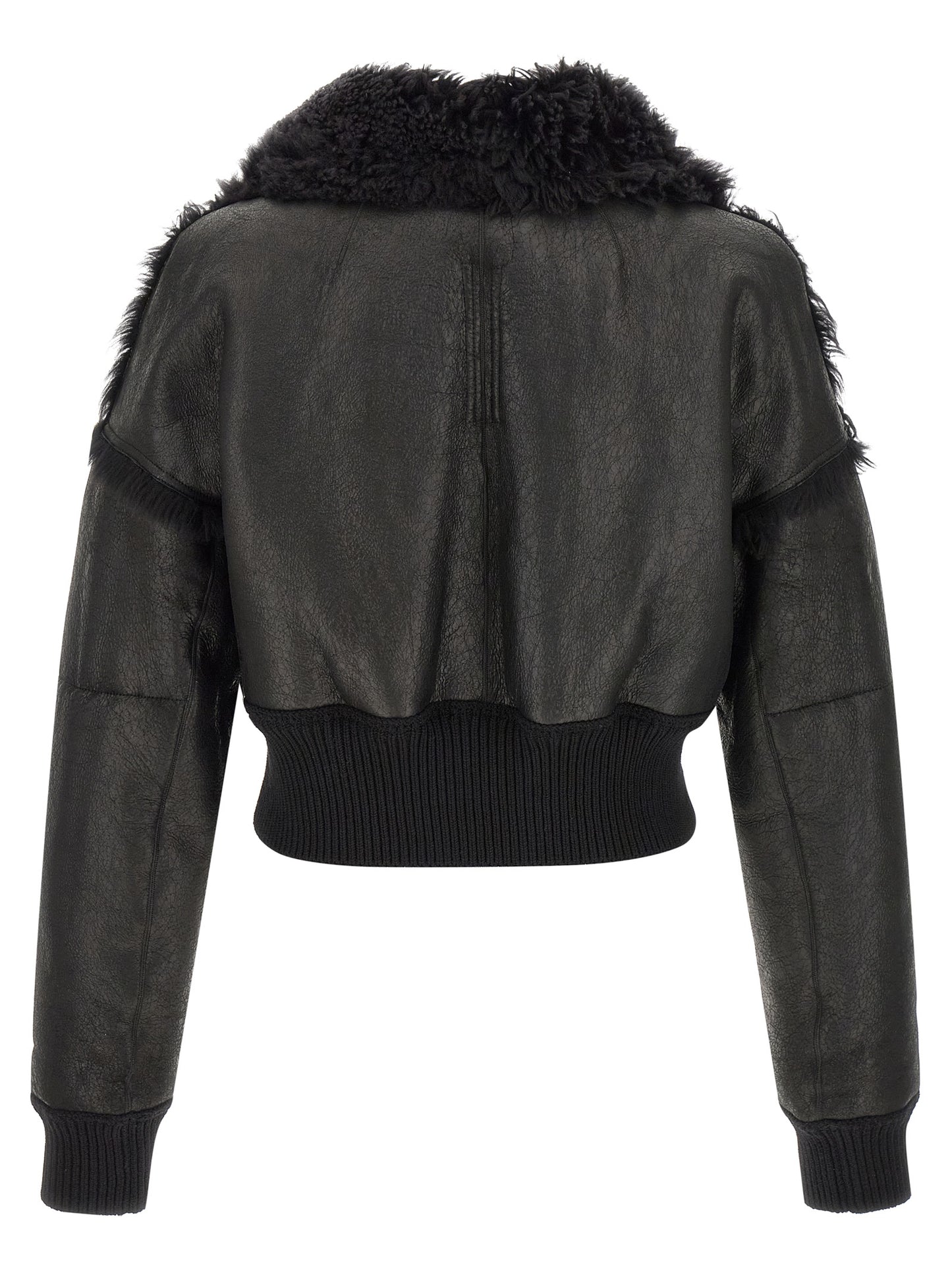 Rick Owens Men 'Flight Jkt Cropped' Bomber Jacket RICK OWENS