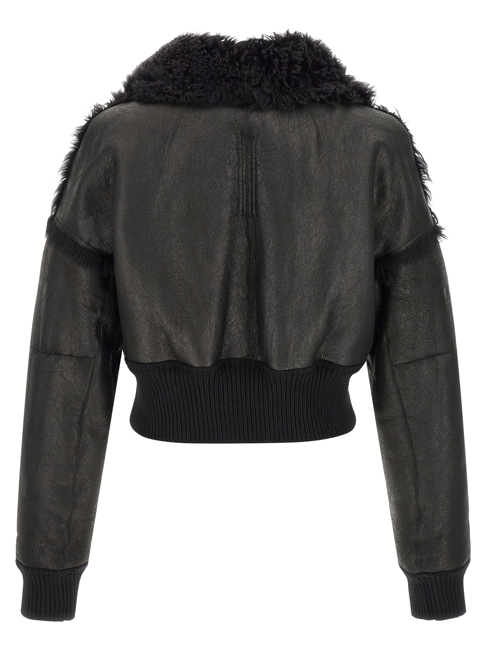 Rick Owens Men 'Flight Jkt Cropped' Bomber Jacket RICK OWENS