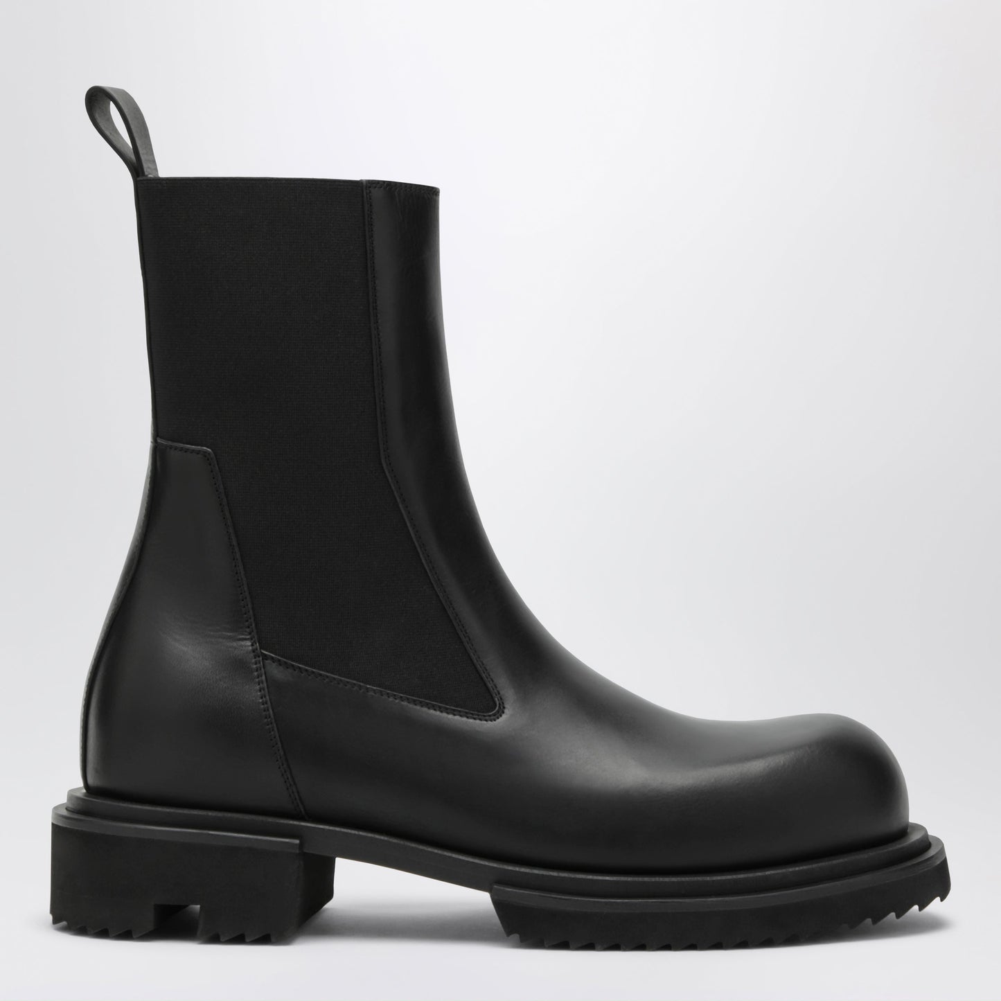 Rick Owens Tower Beatle Gabe Boots In Black Leather Men RICK OWENS
