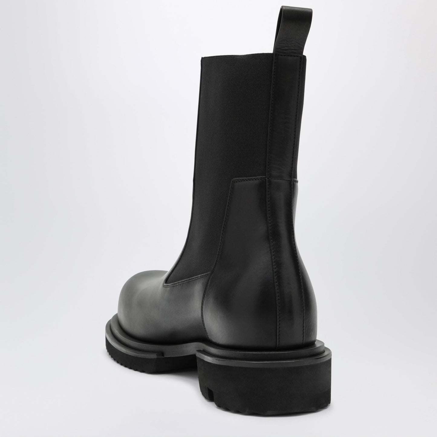 Rick Owens Tower Beatle Gabe Boots In Black Leather Men RICK OWENS