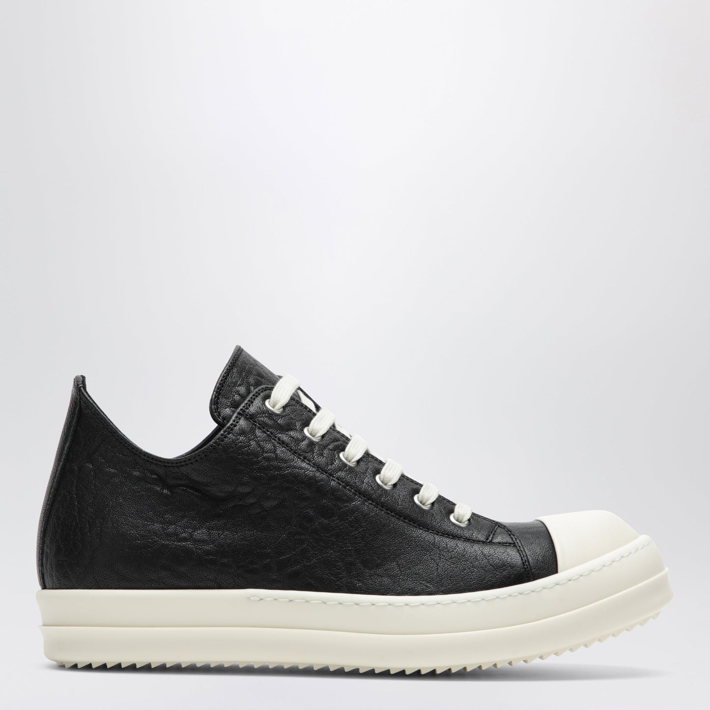 Rick Owens Low Sneaks Sneakers In Black Calf Leather Men RICK OWENS